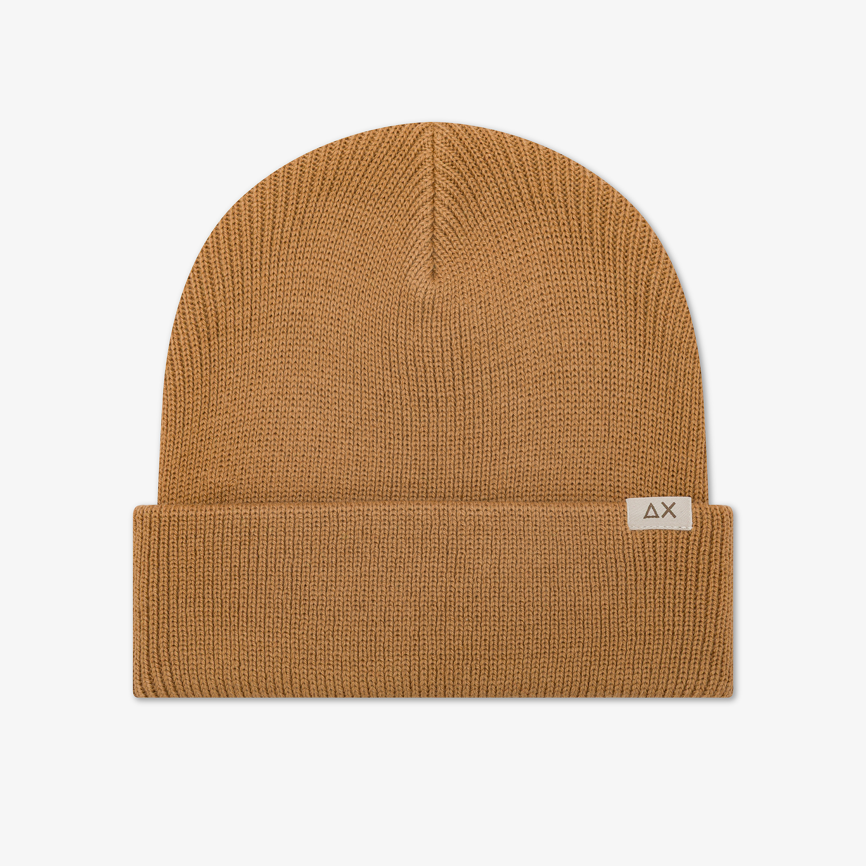 Berretto beanie in misto lana marrone deserto