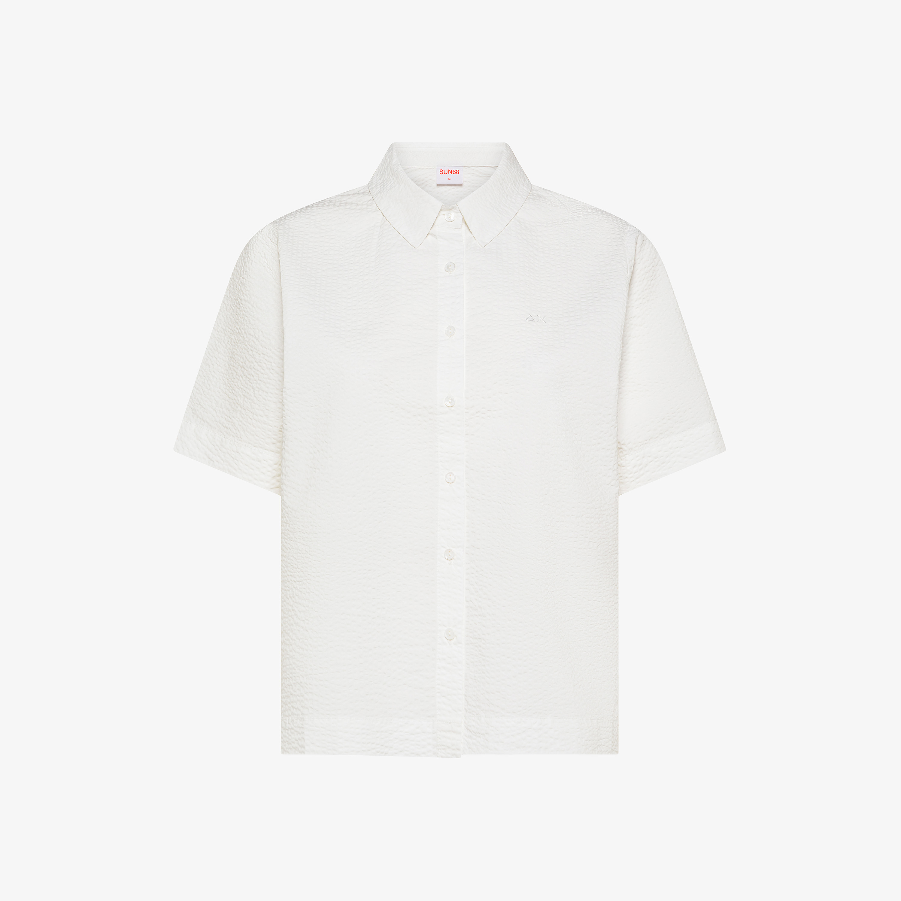 Bowling shirt seersucker s/s