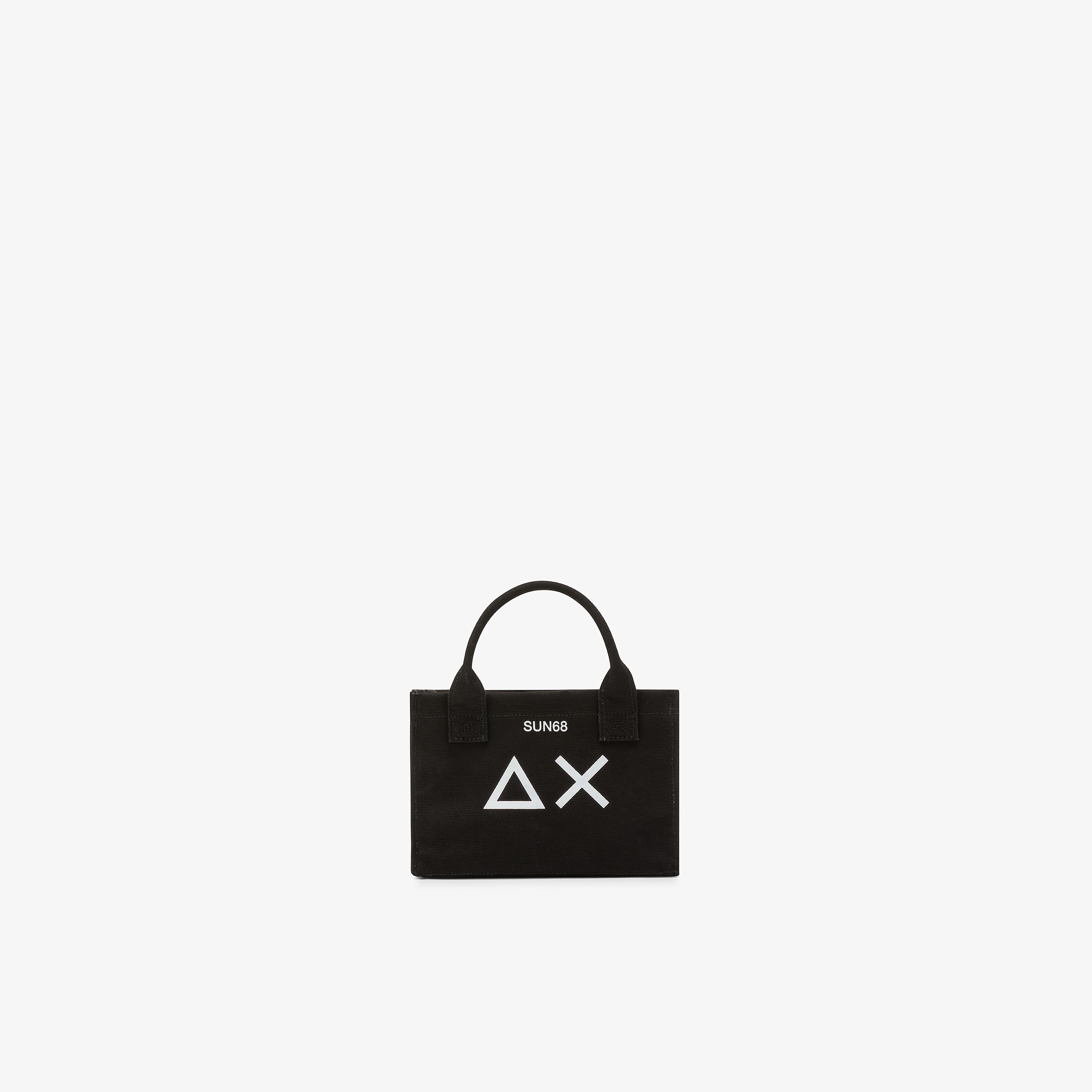 Black cotton mini bag