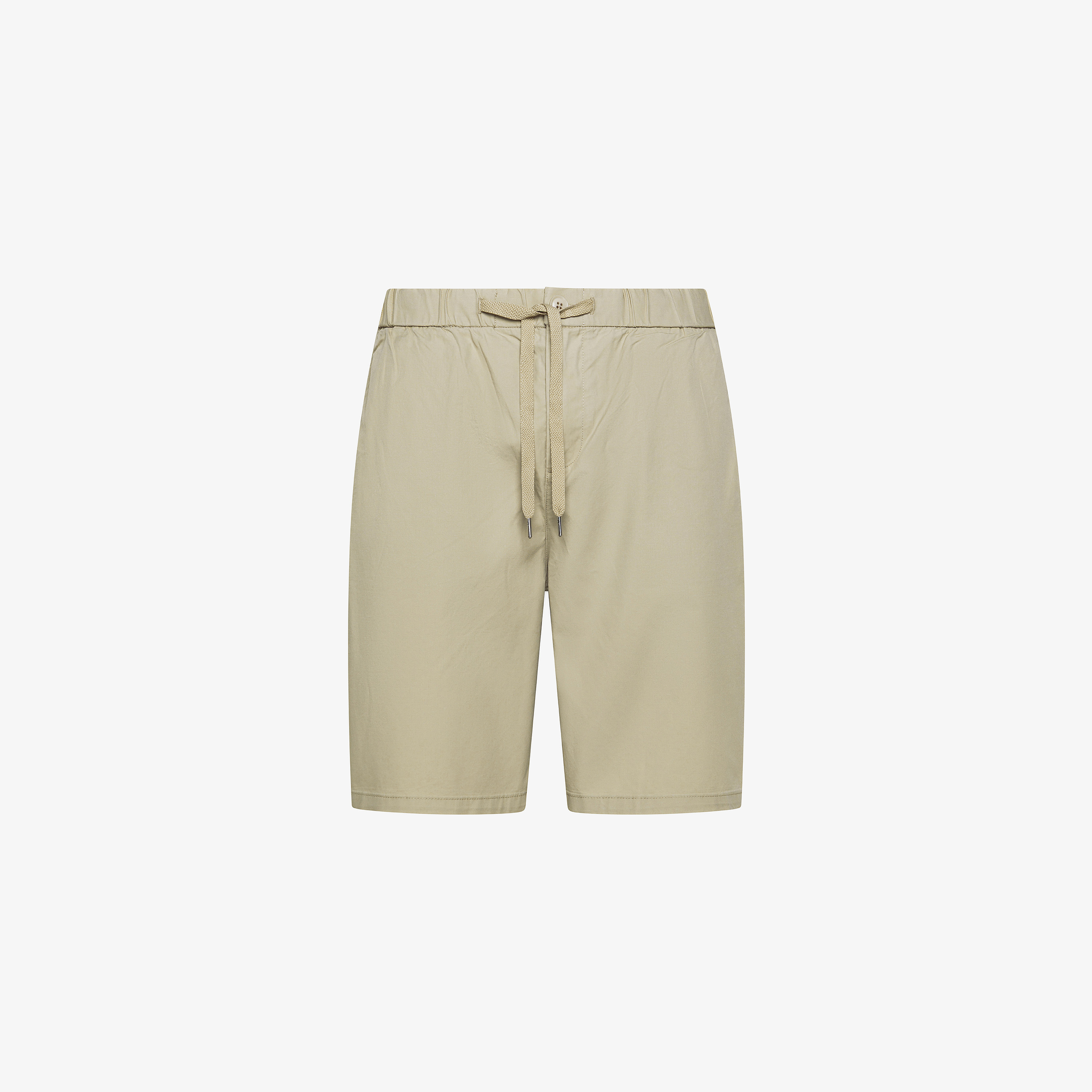 Stone cotton Bermuda shorts