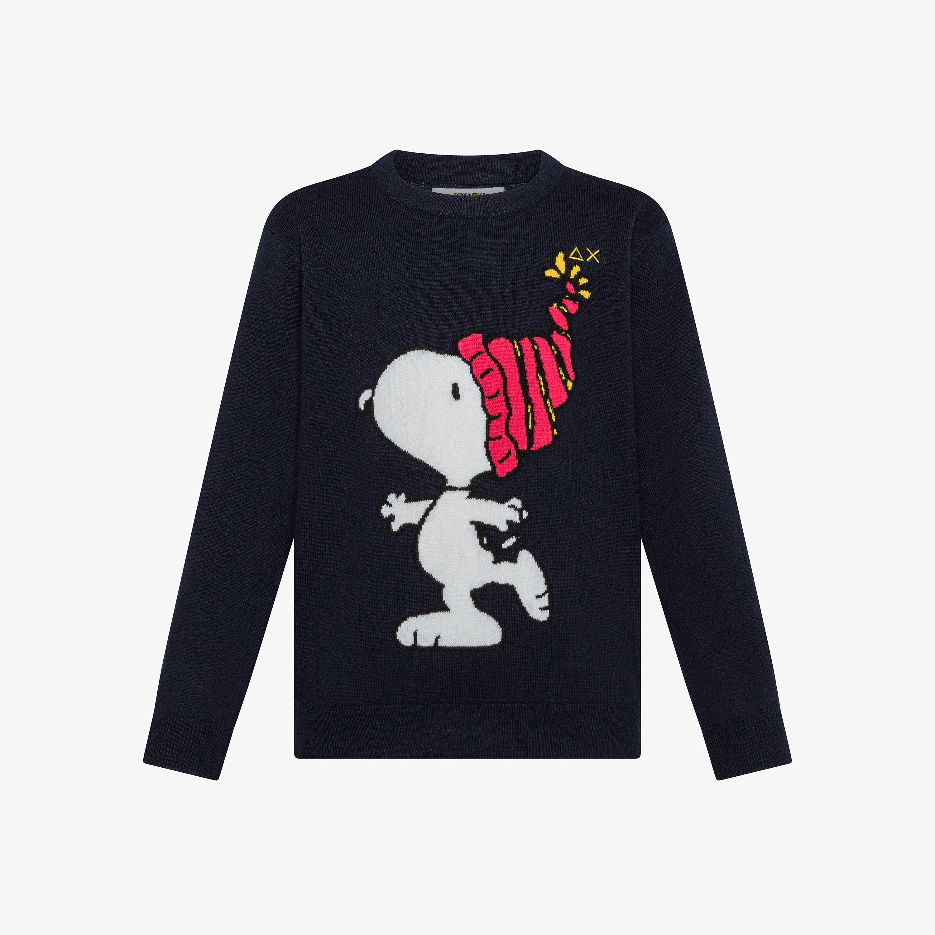 Navy blue Peanuts crew-neck jumper