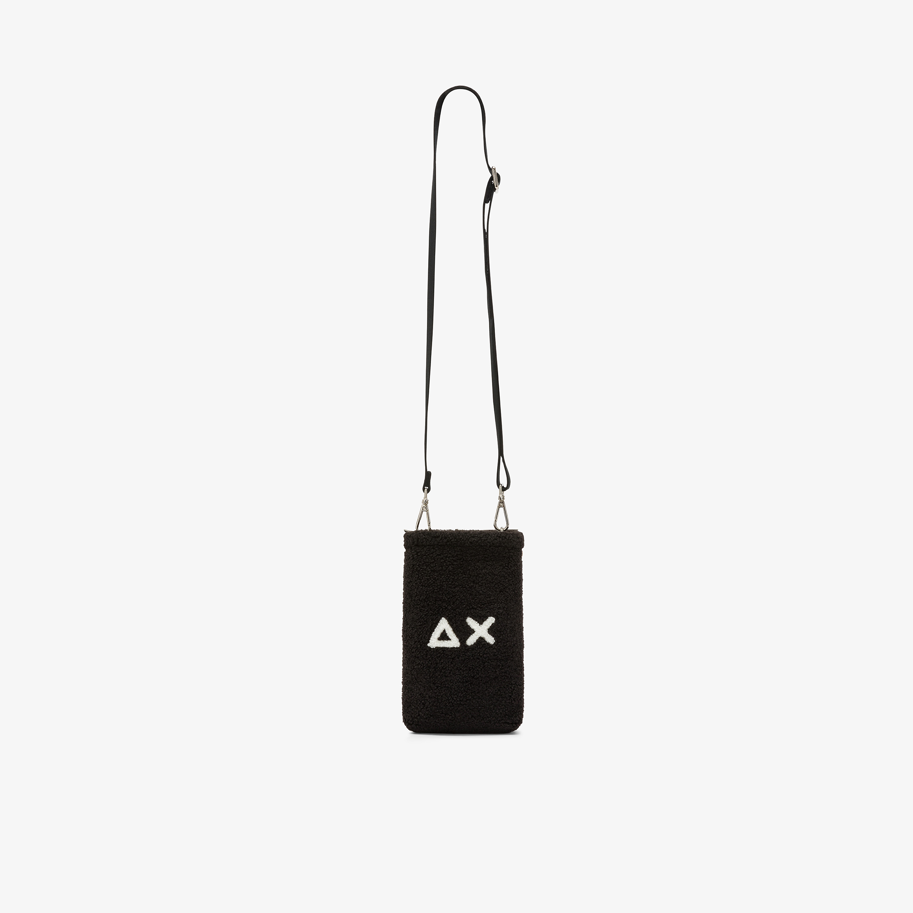 Black teddy phone holder