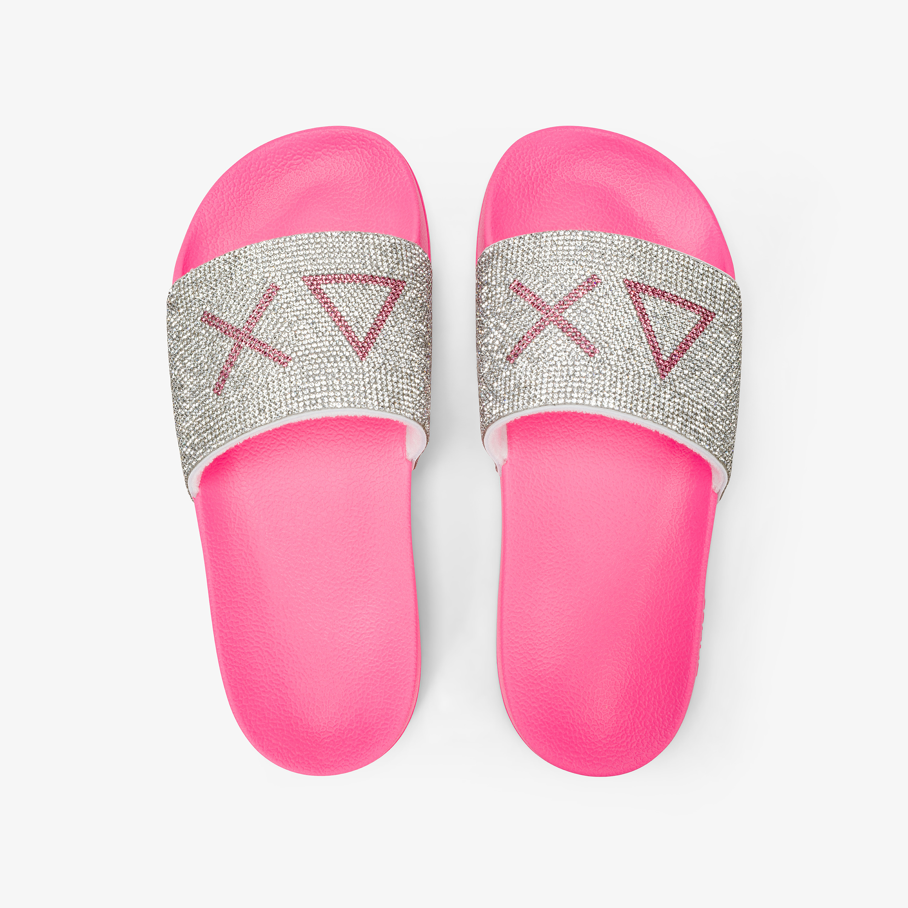 Slippers strass logo