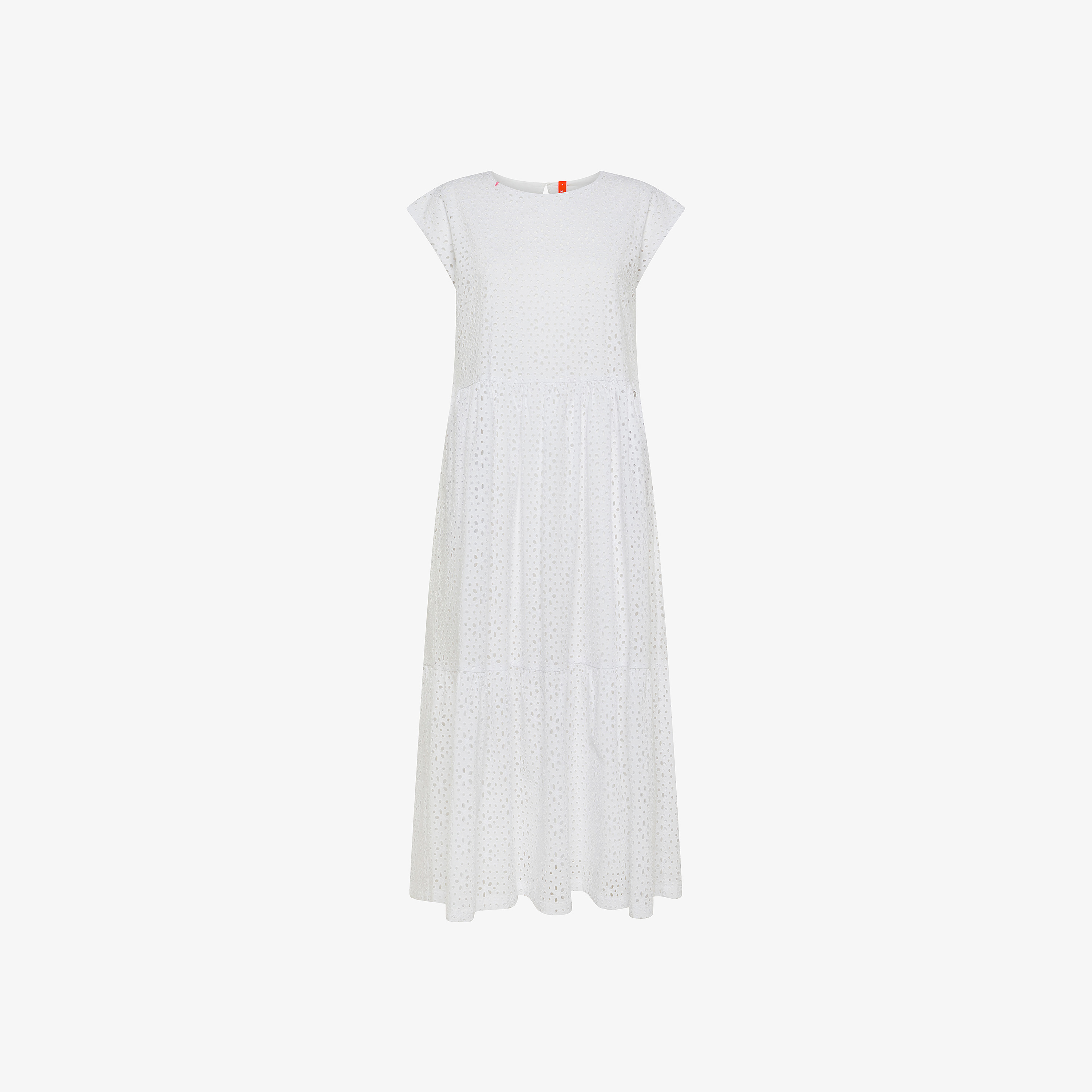 Abito in cotone Sangallo bianco