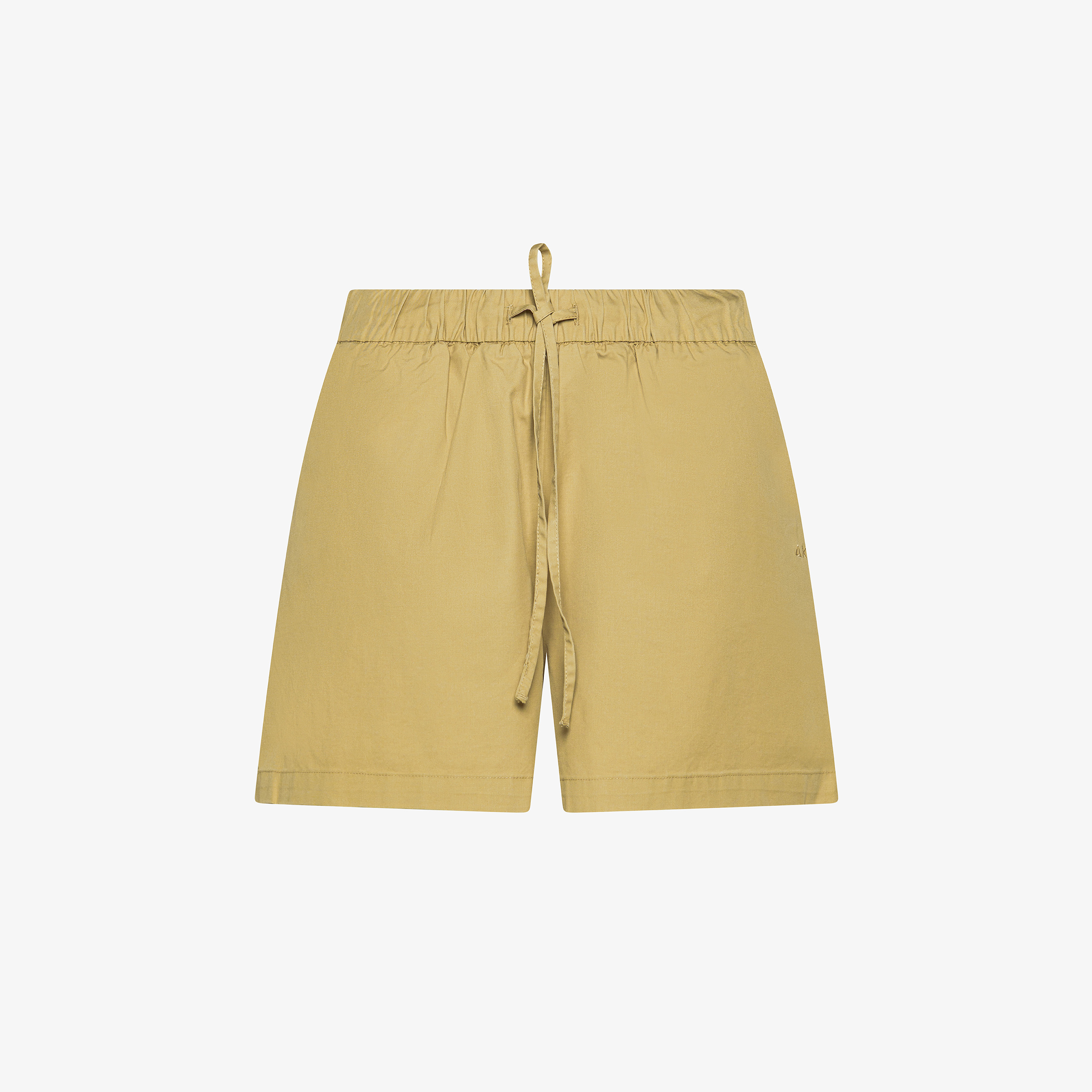 Beige cotton shorts