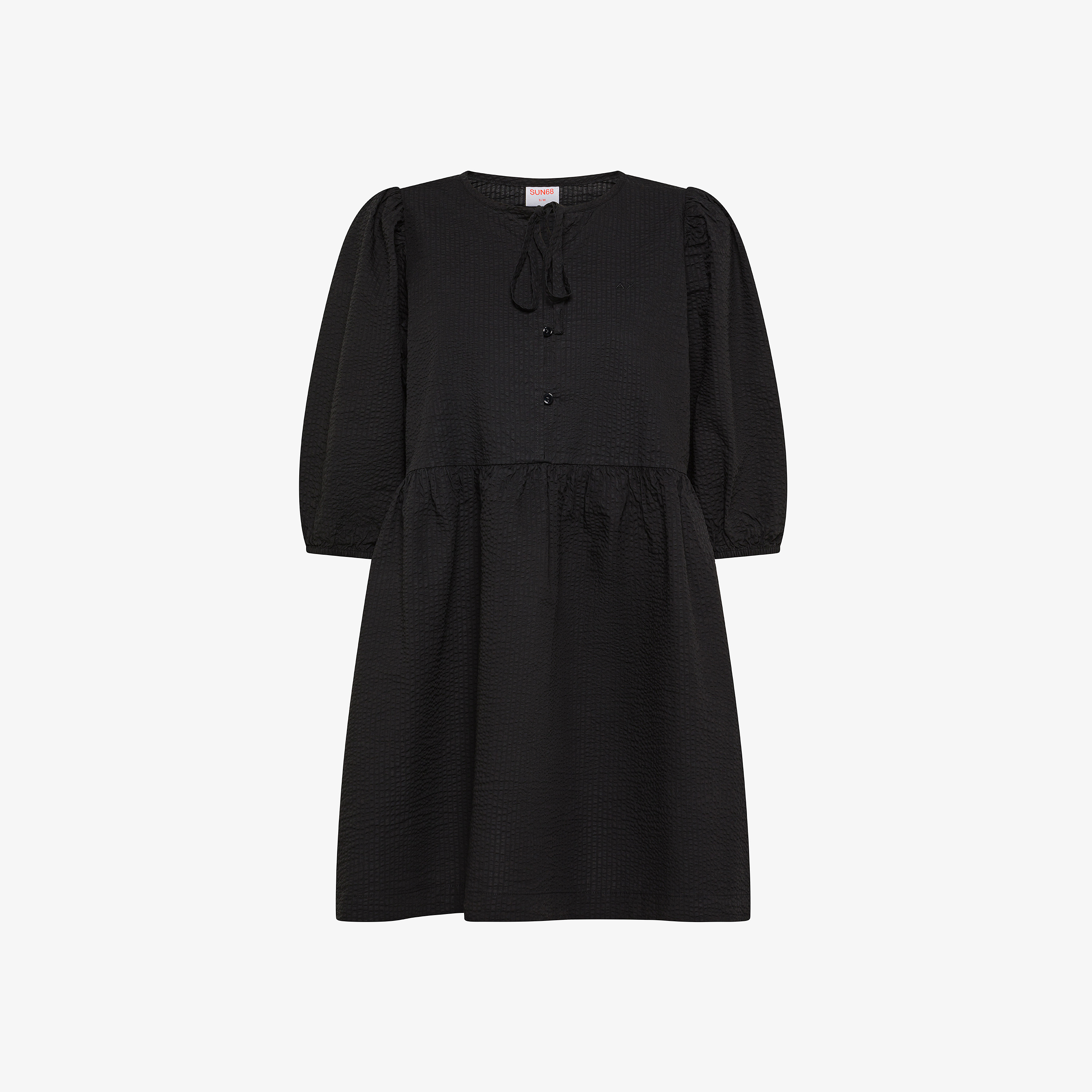 Short dress seersucker s/s