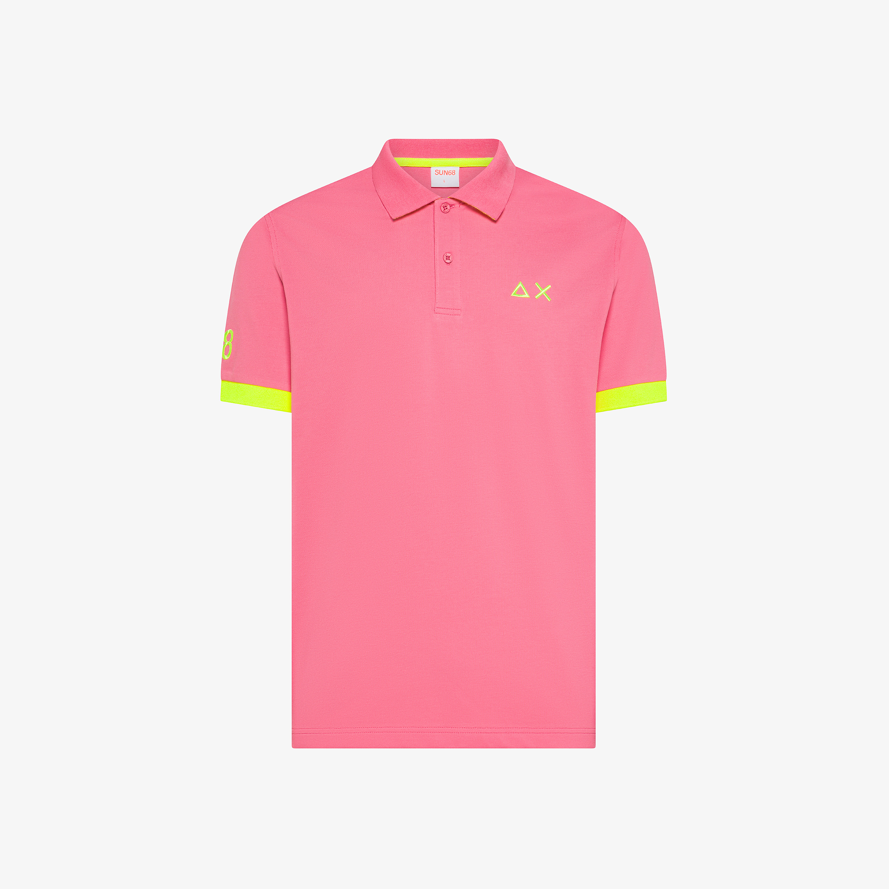 Polo big logo fluo s/s
