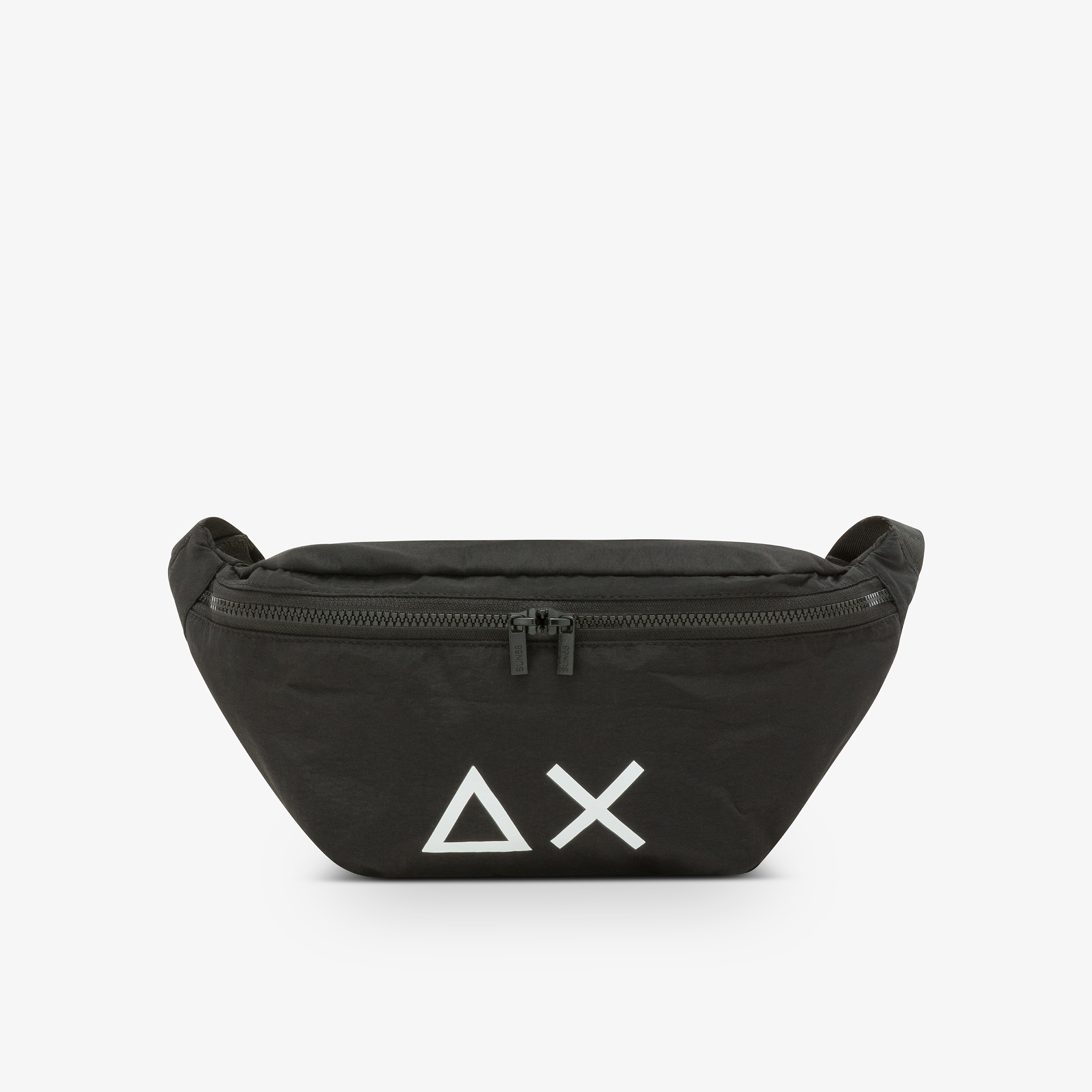 Black nylon belt bag
