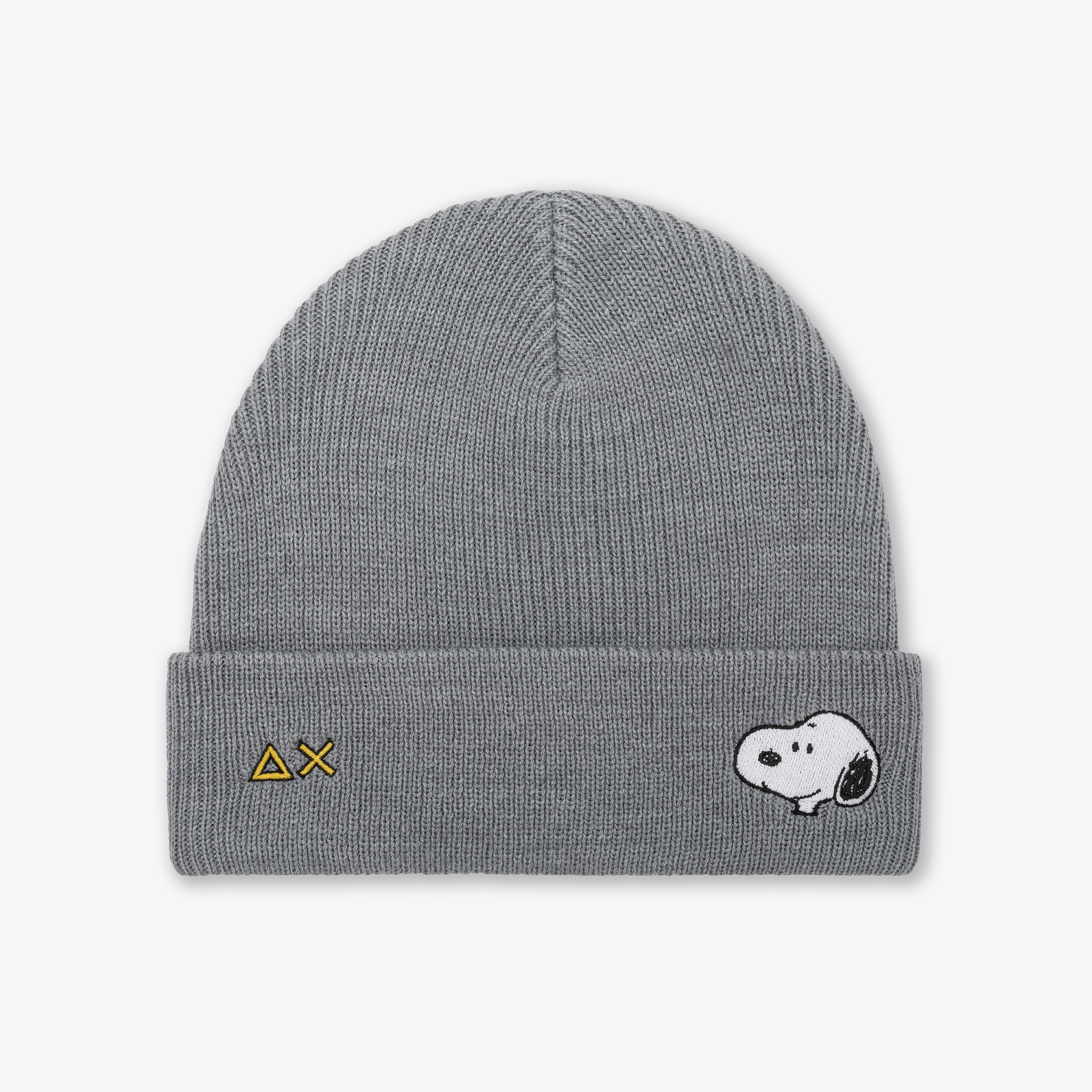 Berretto beanie Peanuts in lana grigio medio