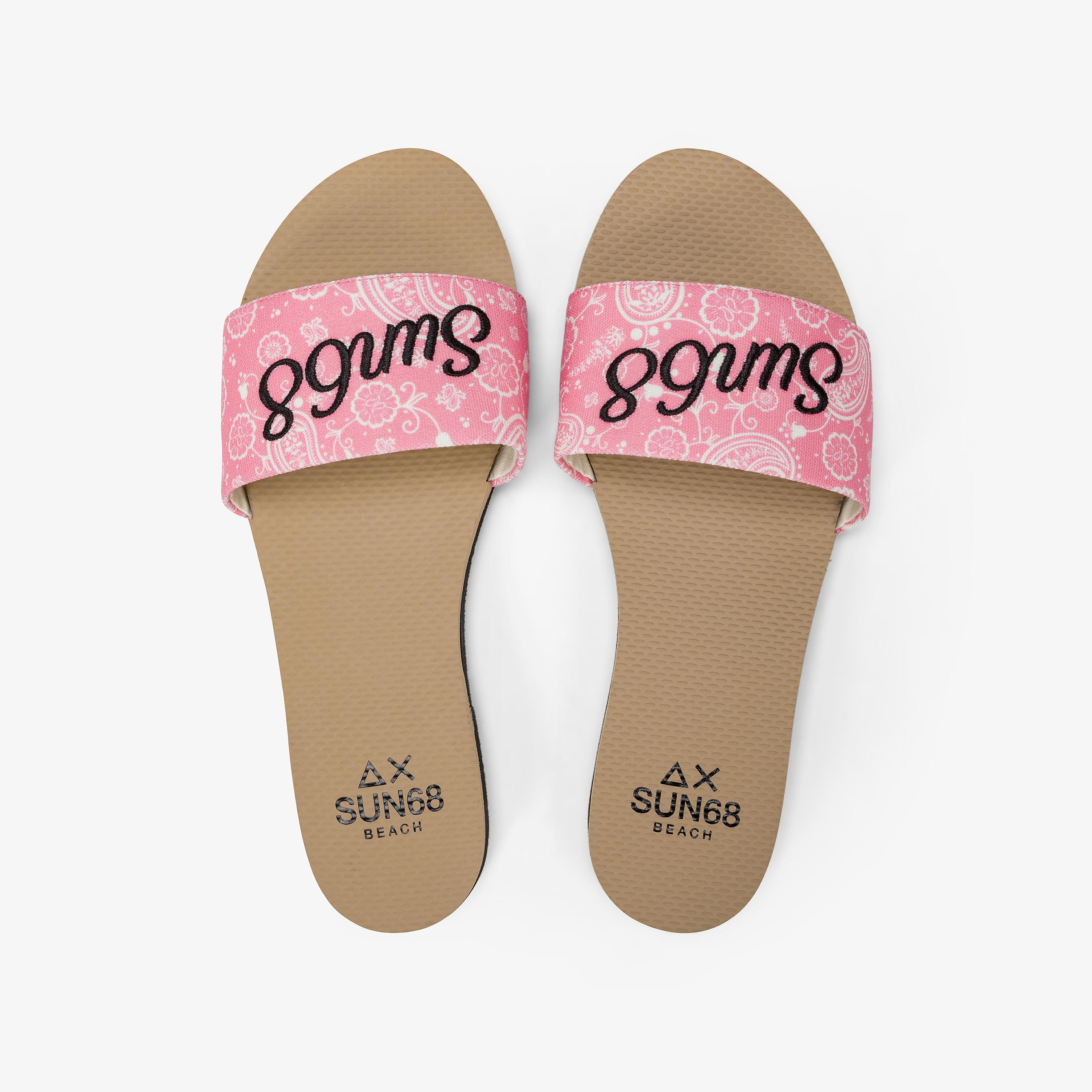 Slippers beach brigitte embroidery