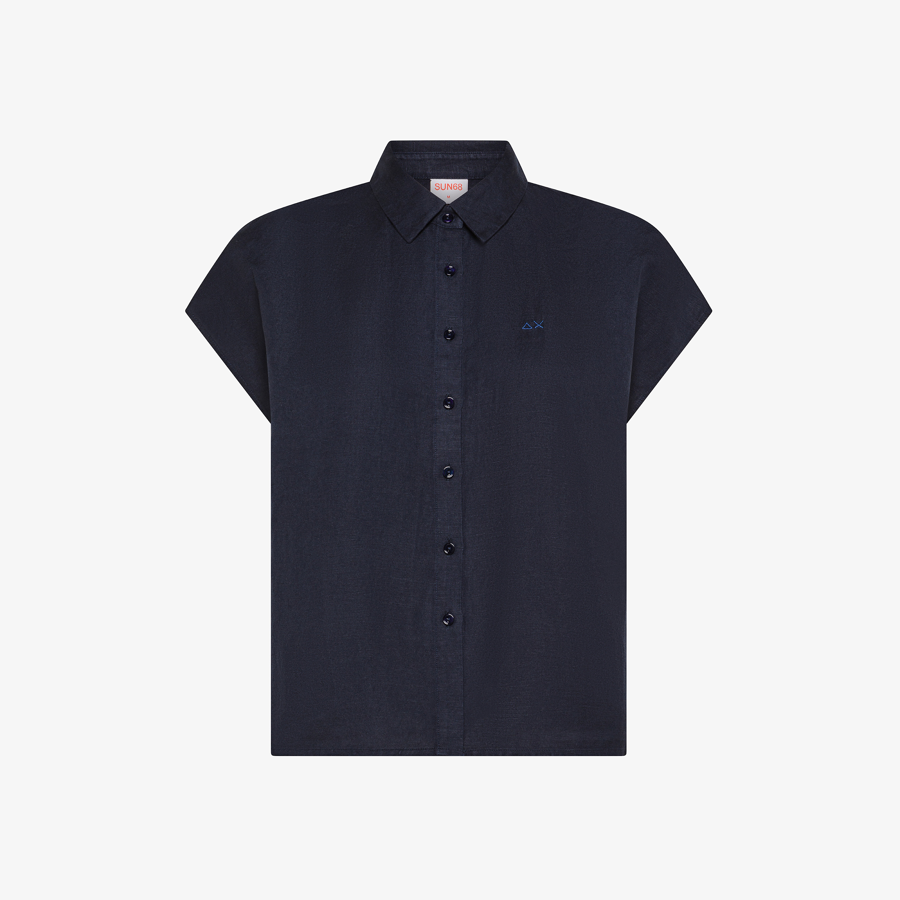 Shirt no sleeves linen