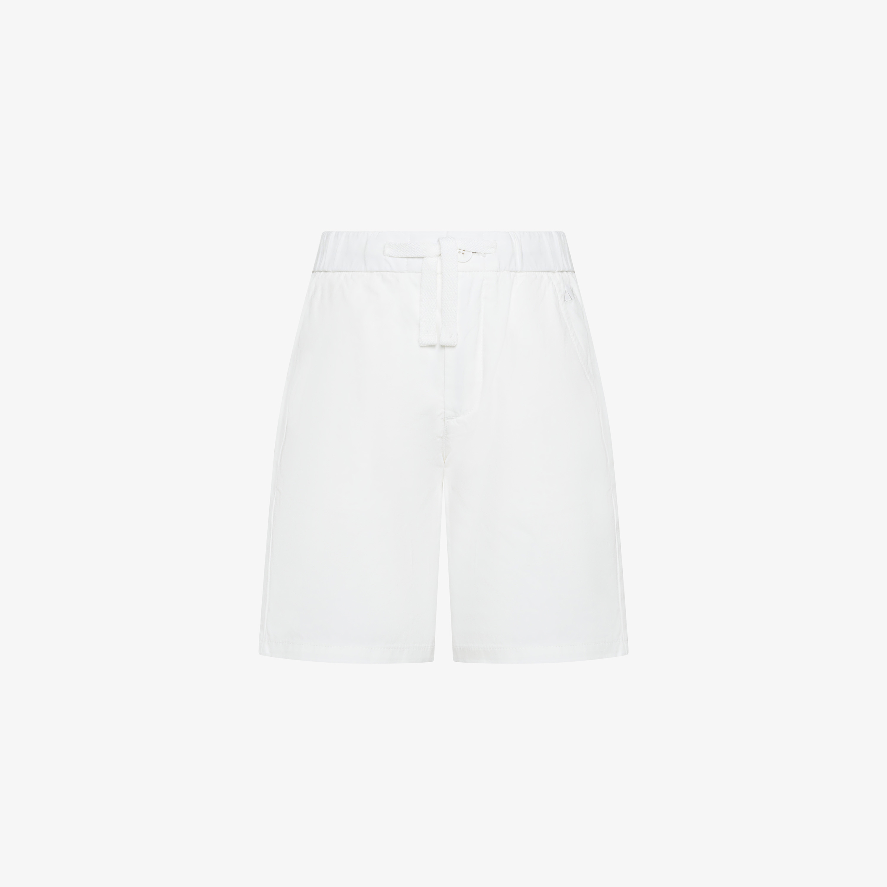 Bermuda in misto cotone bianco panna