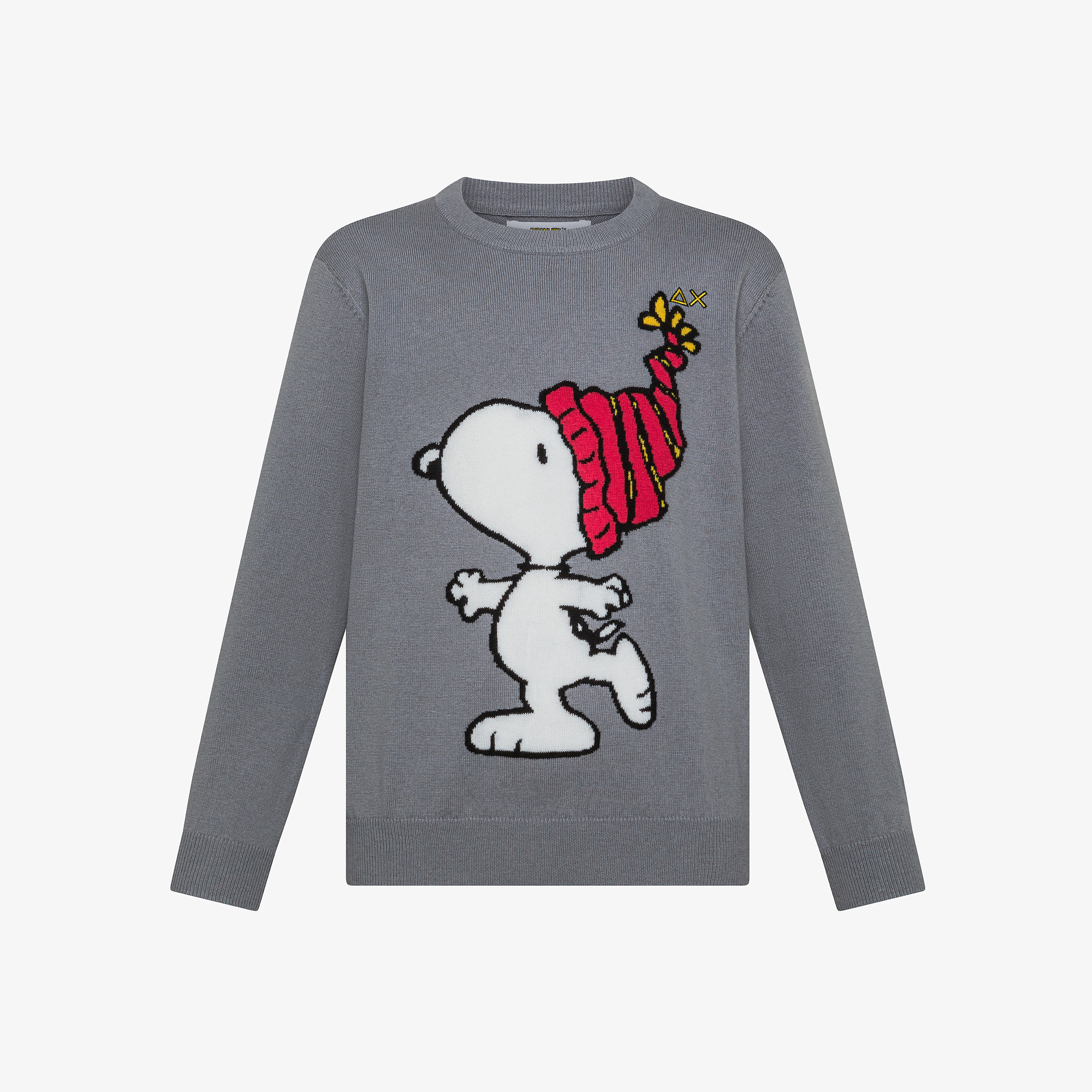 Medium grey Peanuts crew-neck jumper