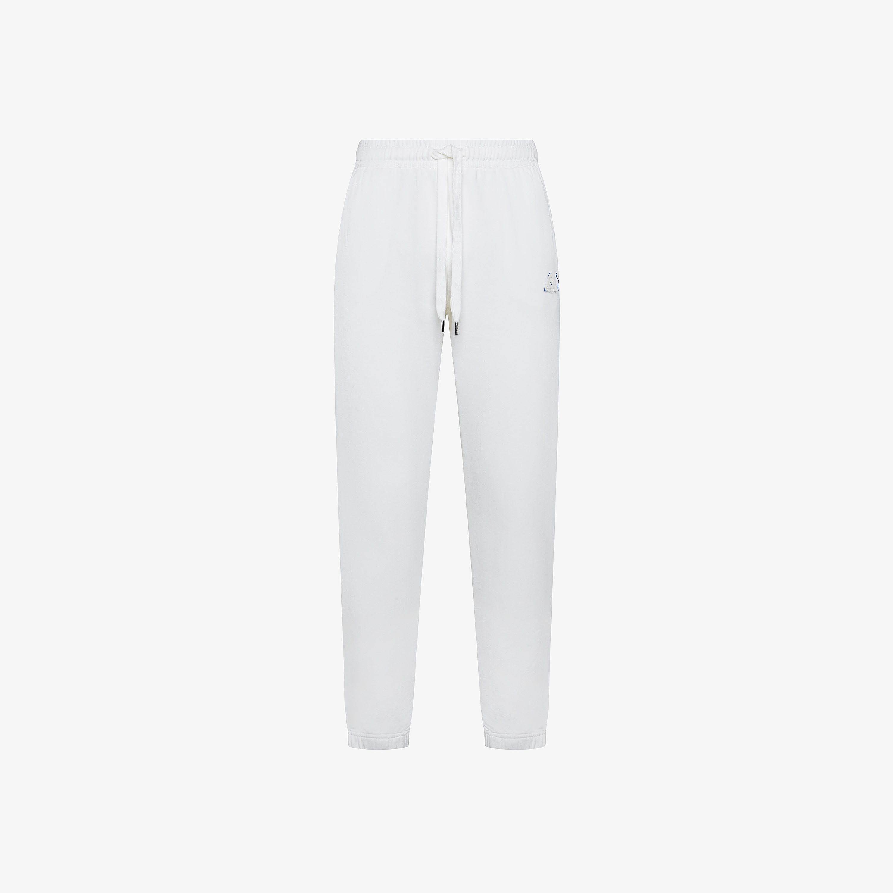 Off white fleece trousers vintage wash