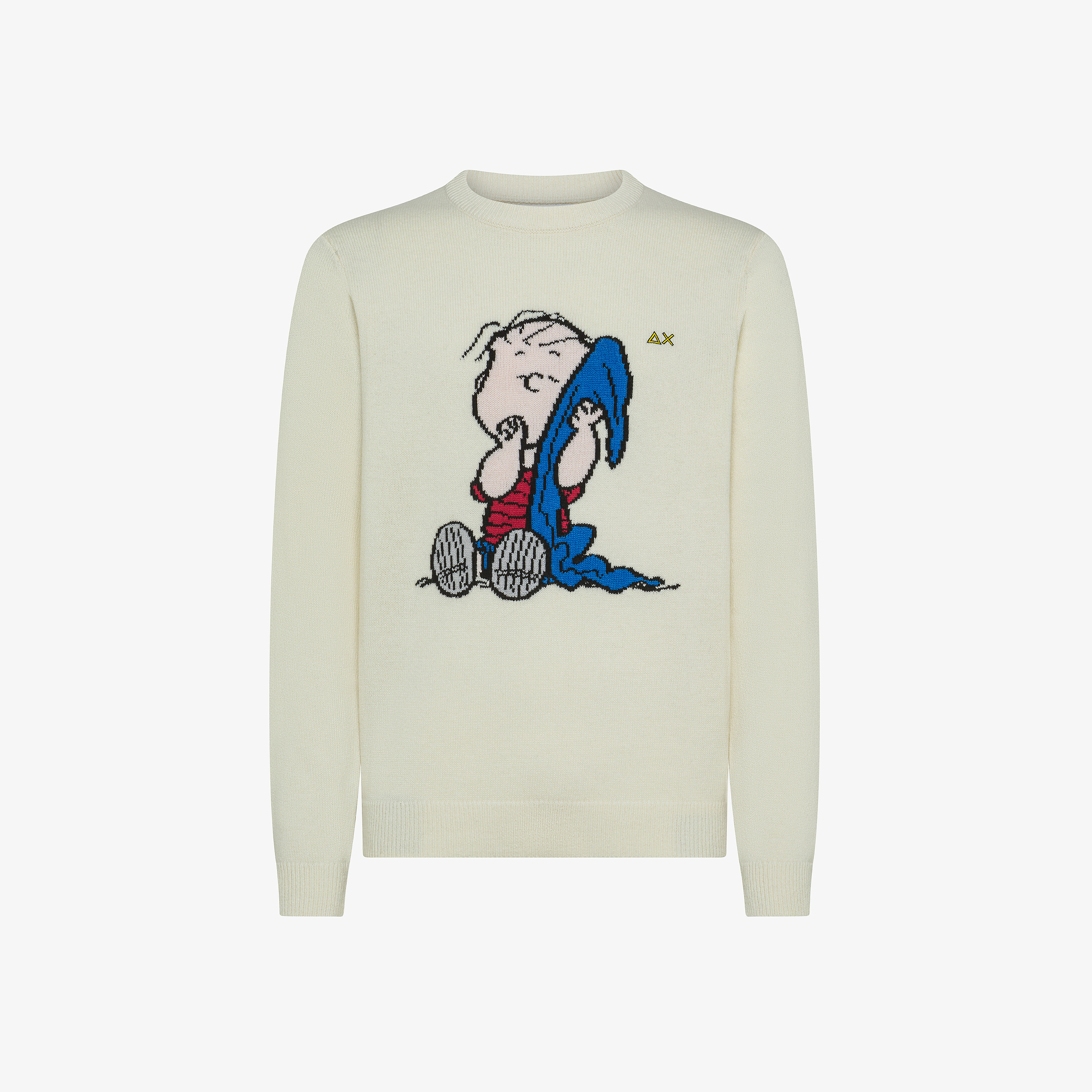 Off white Peanuts wool and cashmere jacquard jumper