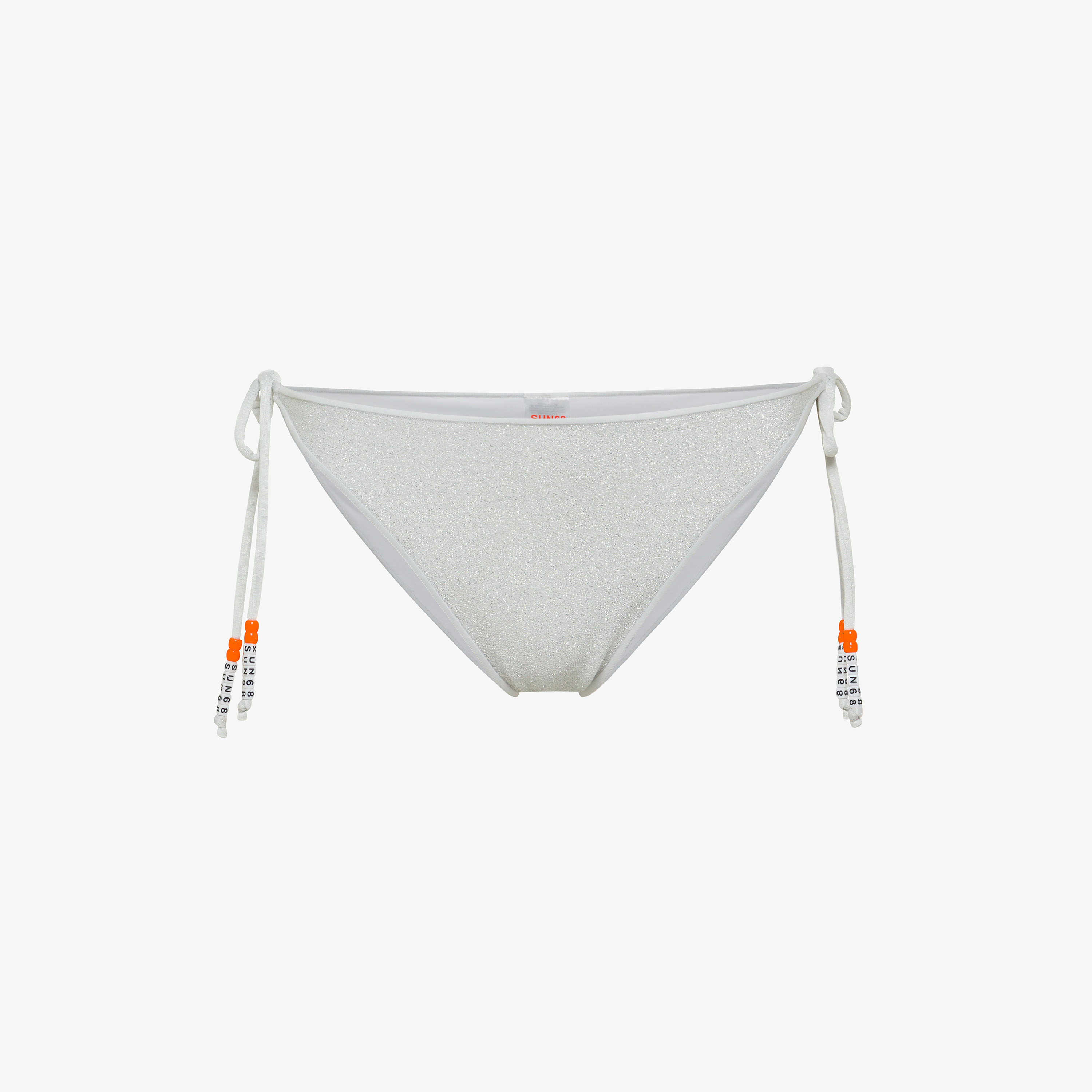 Silver lurex bikini briefs