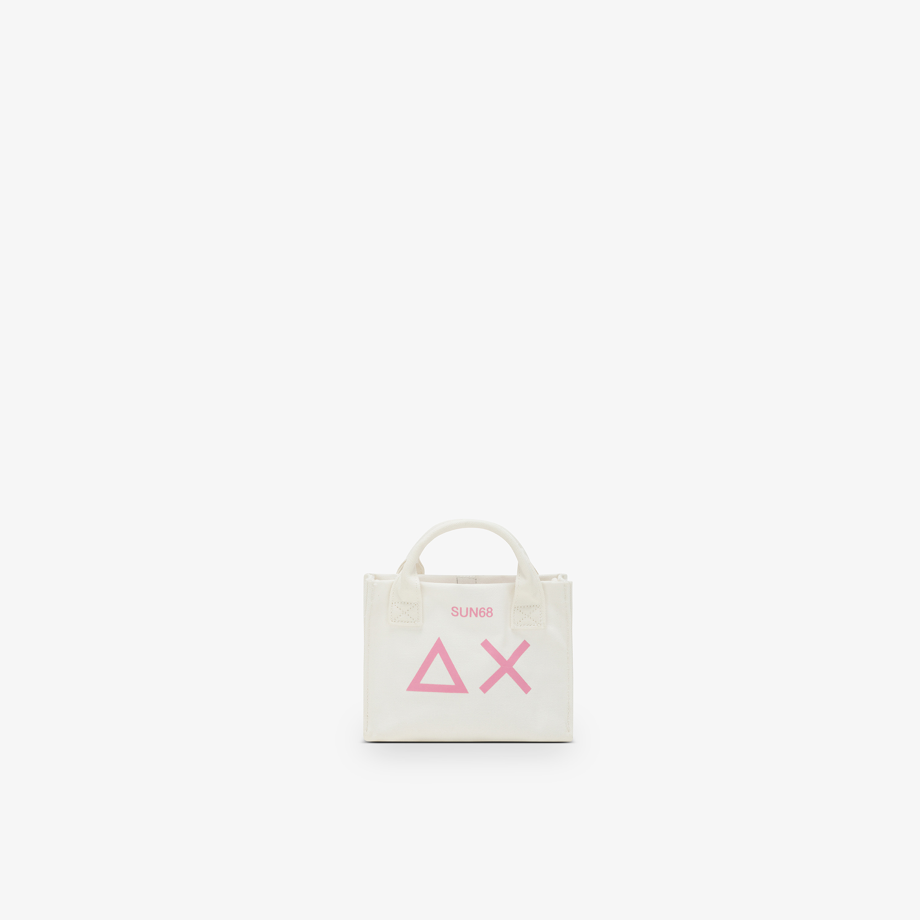 White cotton mini bag