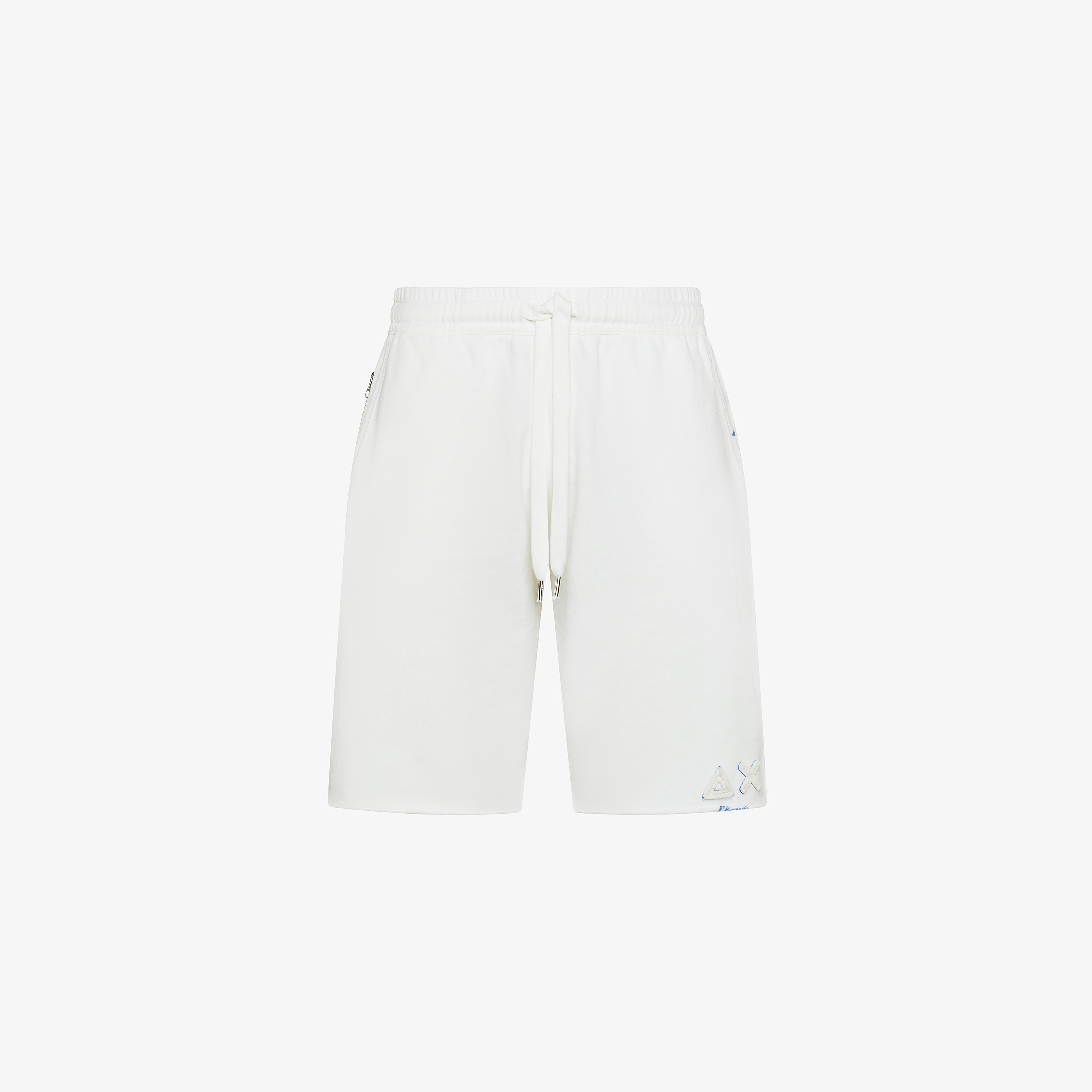 Off white fleece Bermuda shorts vintage wash