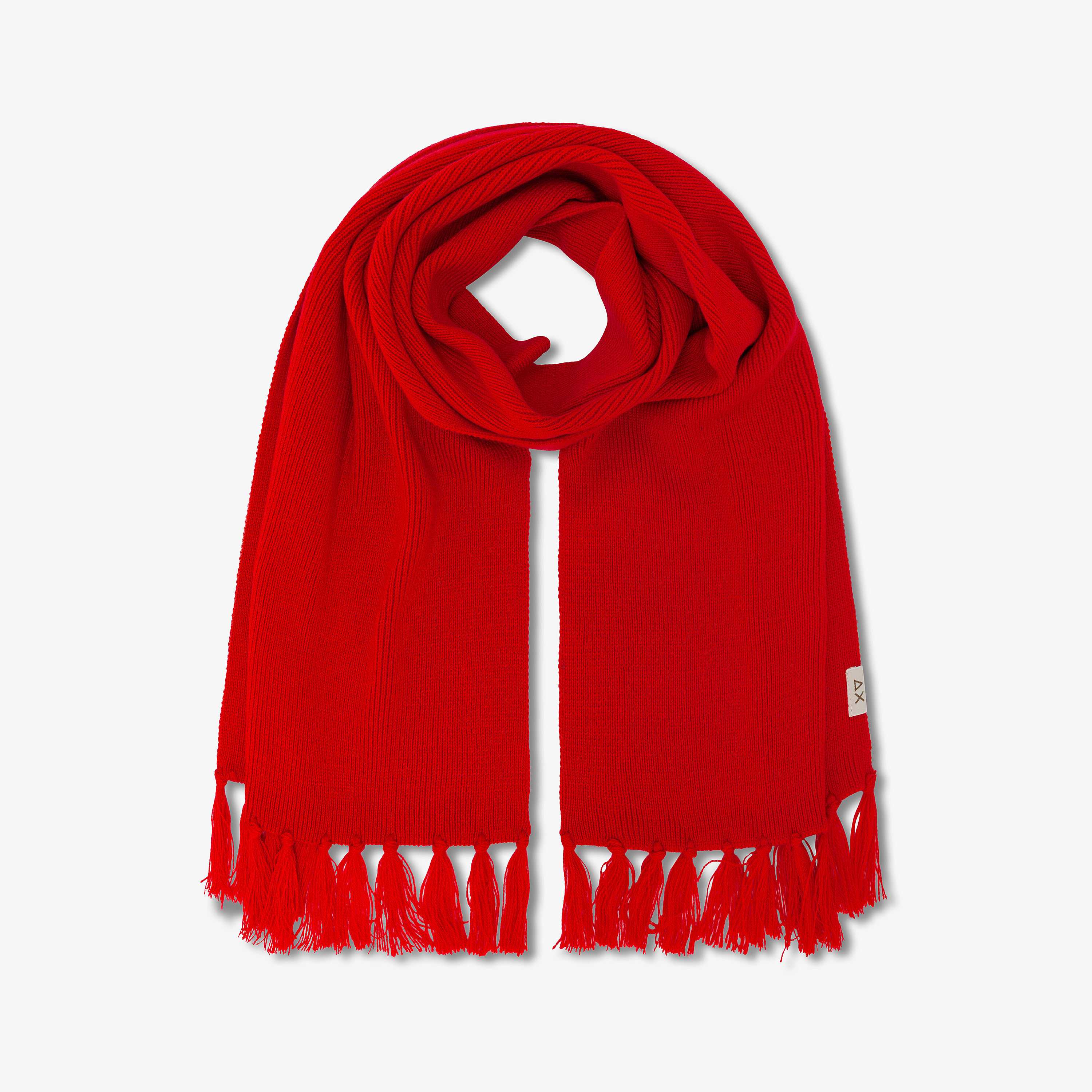 Fire wool blend scarf