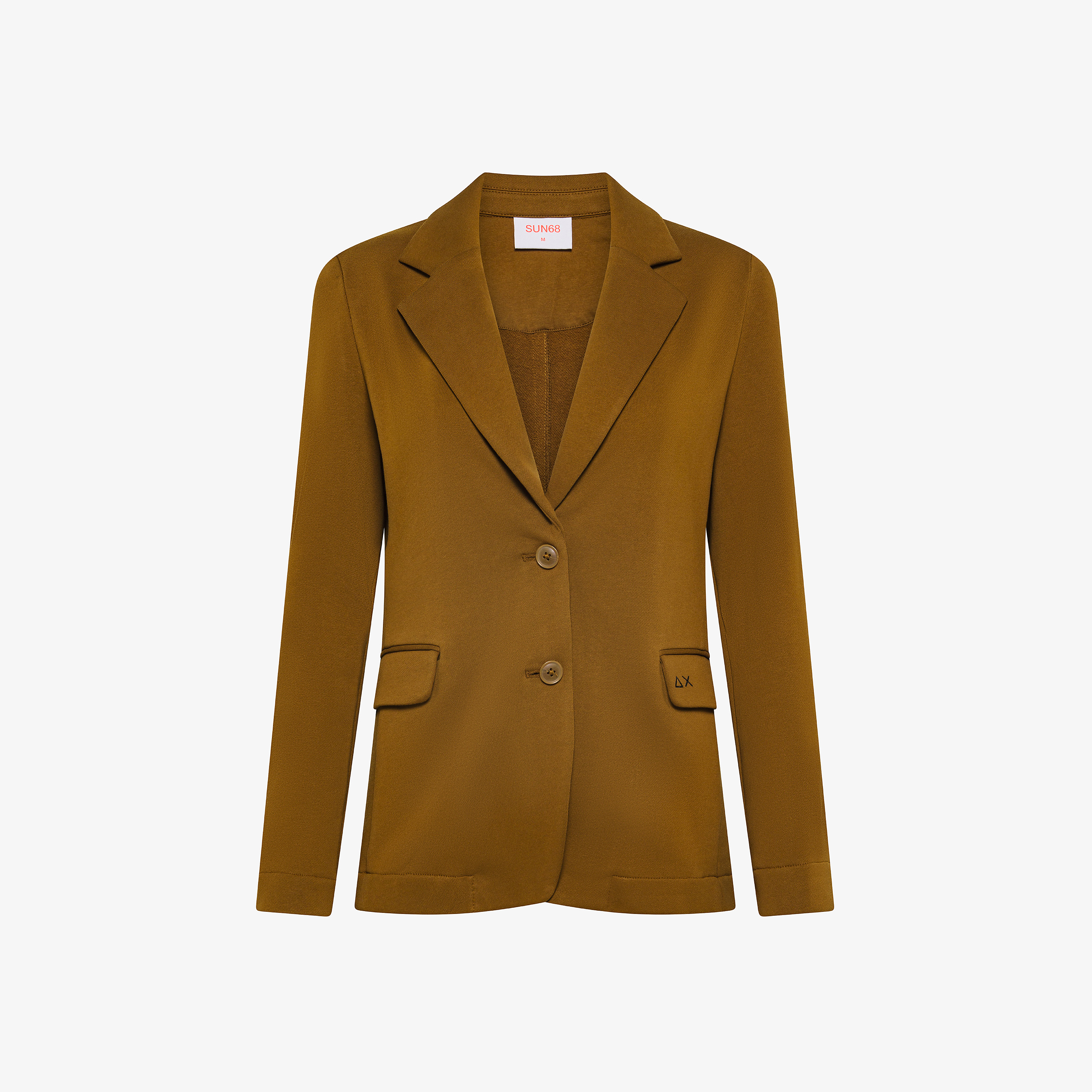 Fox cotton fleece blazer