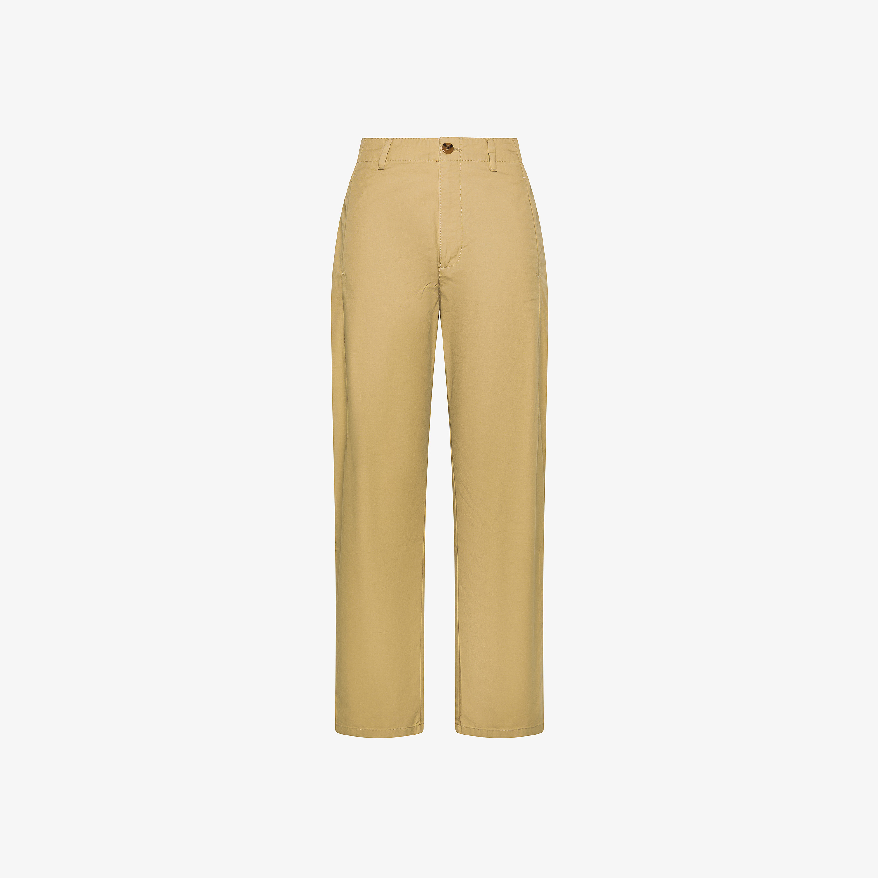 Beige cotton trousers
