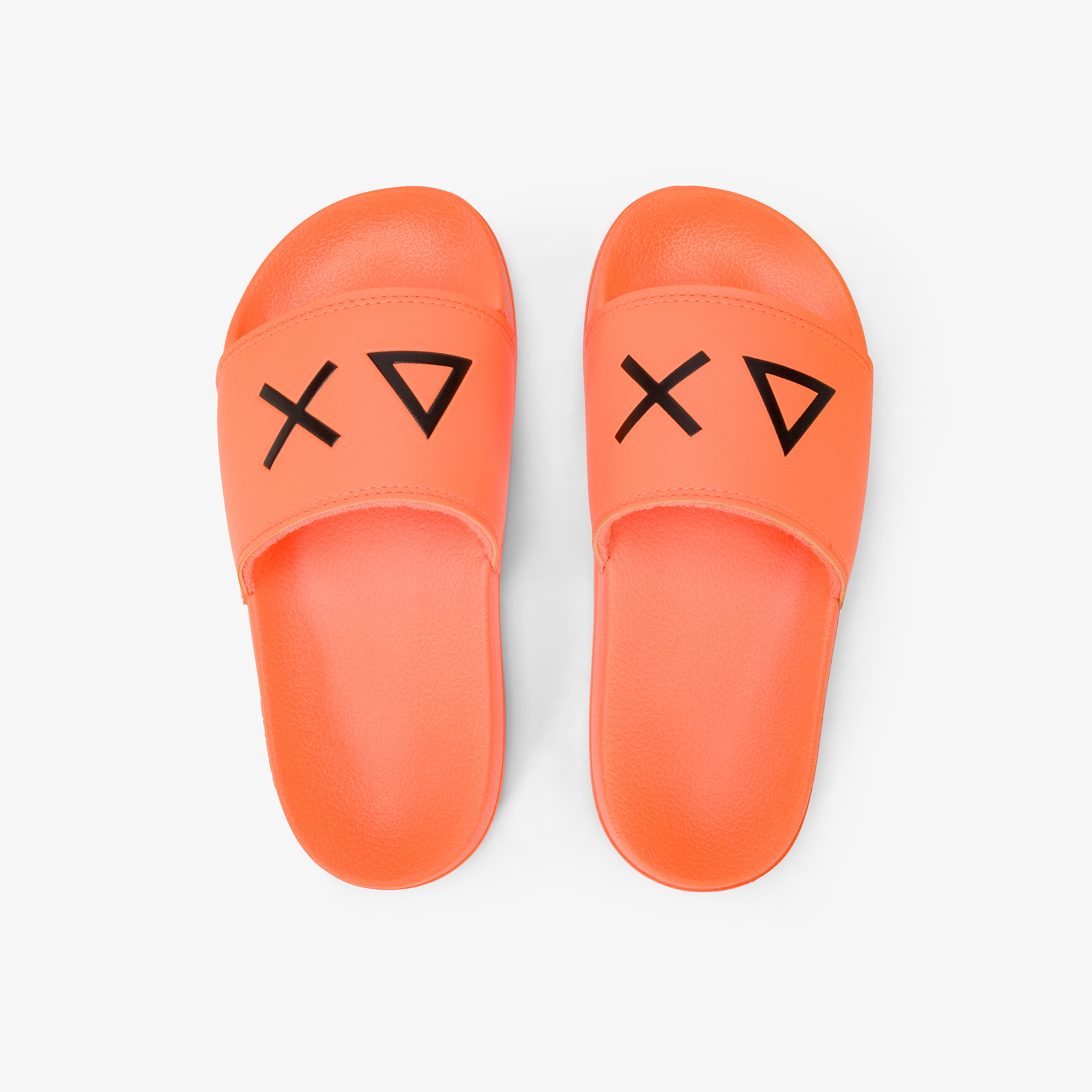 Ciabatte in PU arancio fluo