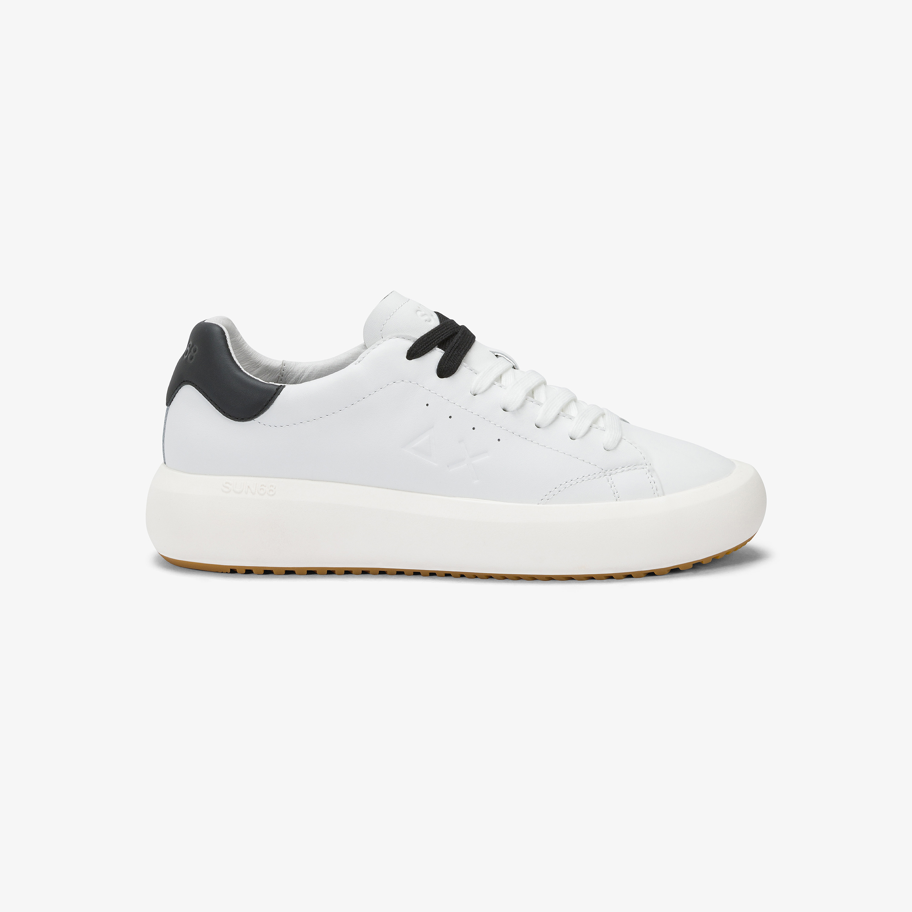 Sneaker Big Boy in pelle bianca e nera