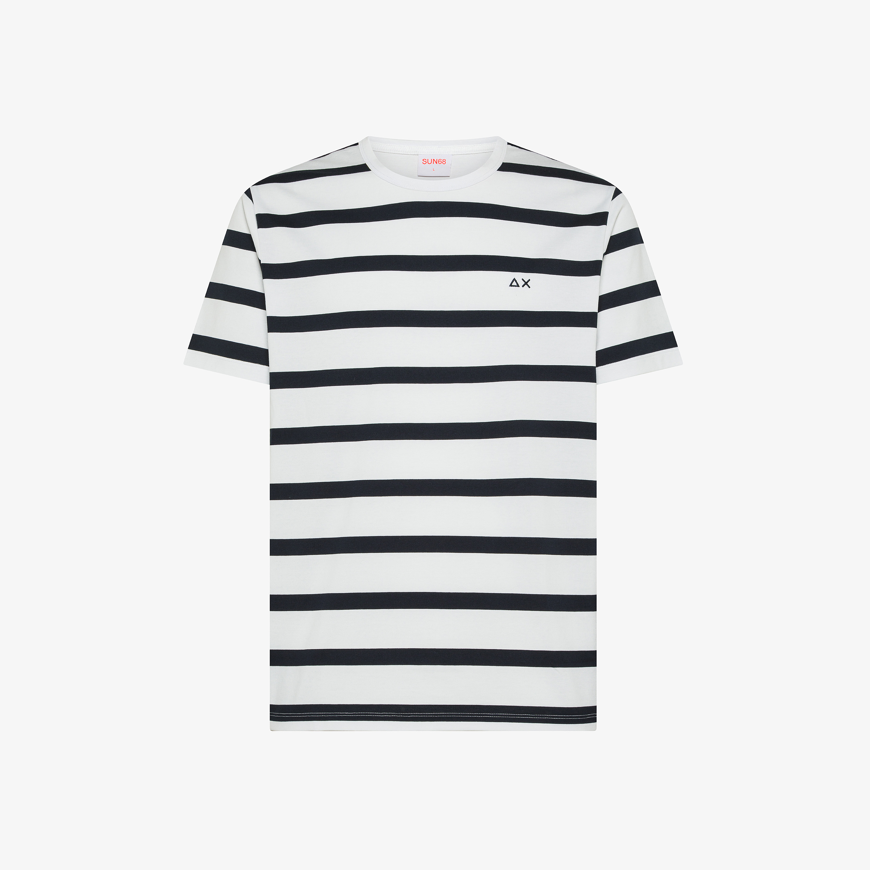T-shirt stripes jersey mercerized s/s