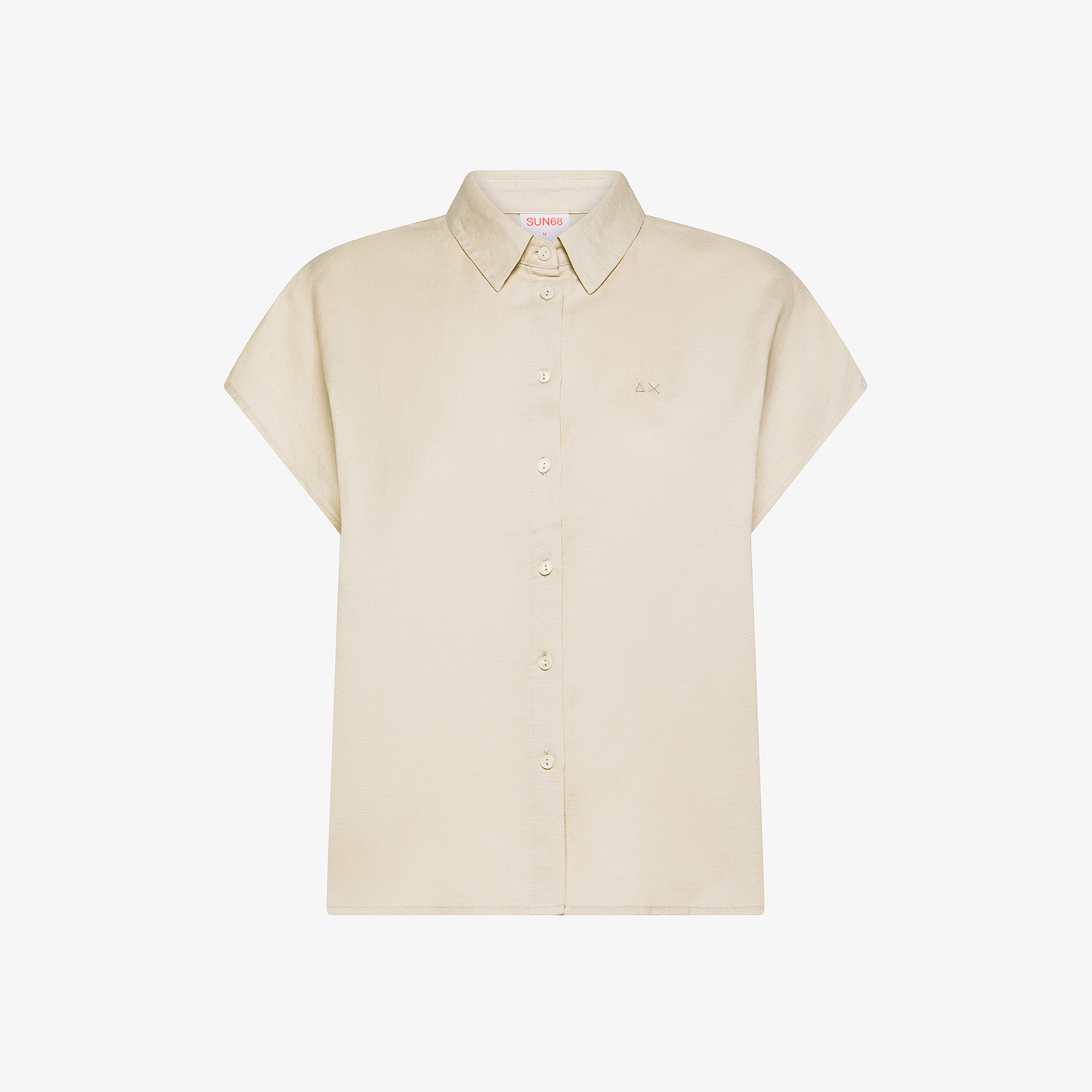Shirt no sleeves linen