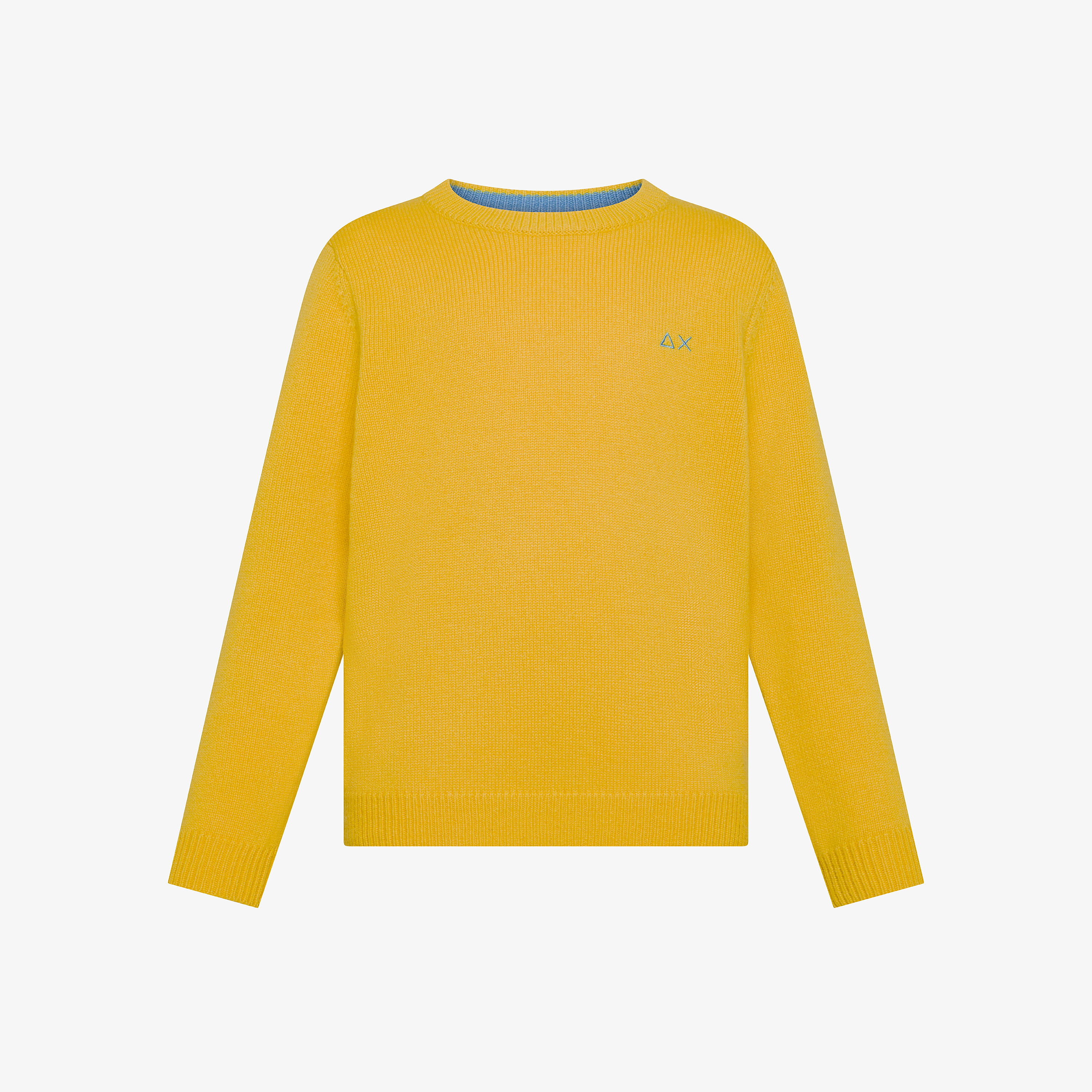 Yellow wool and cashmere jumper