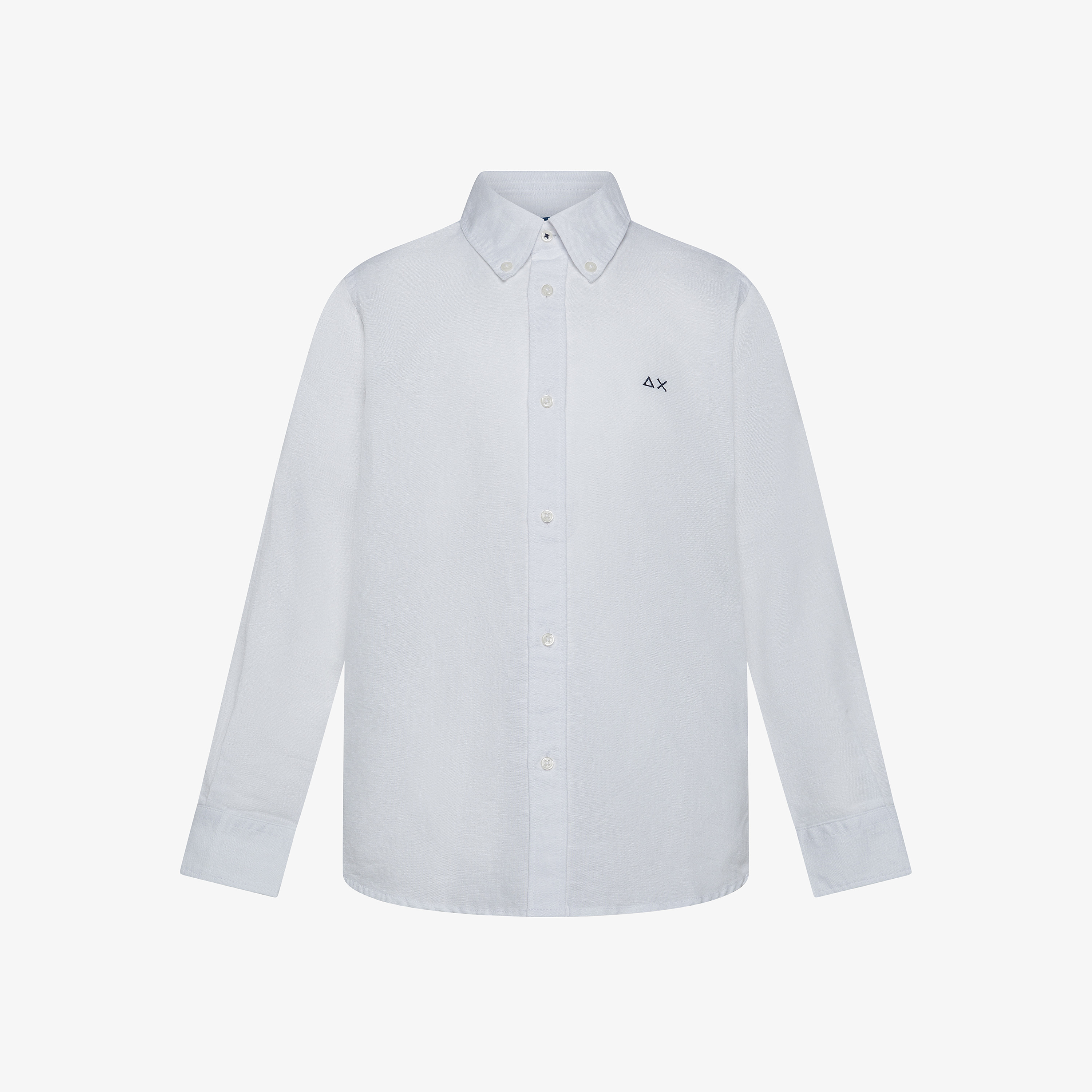 White linen and cotton shirt