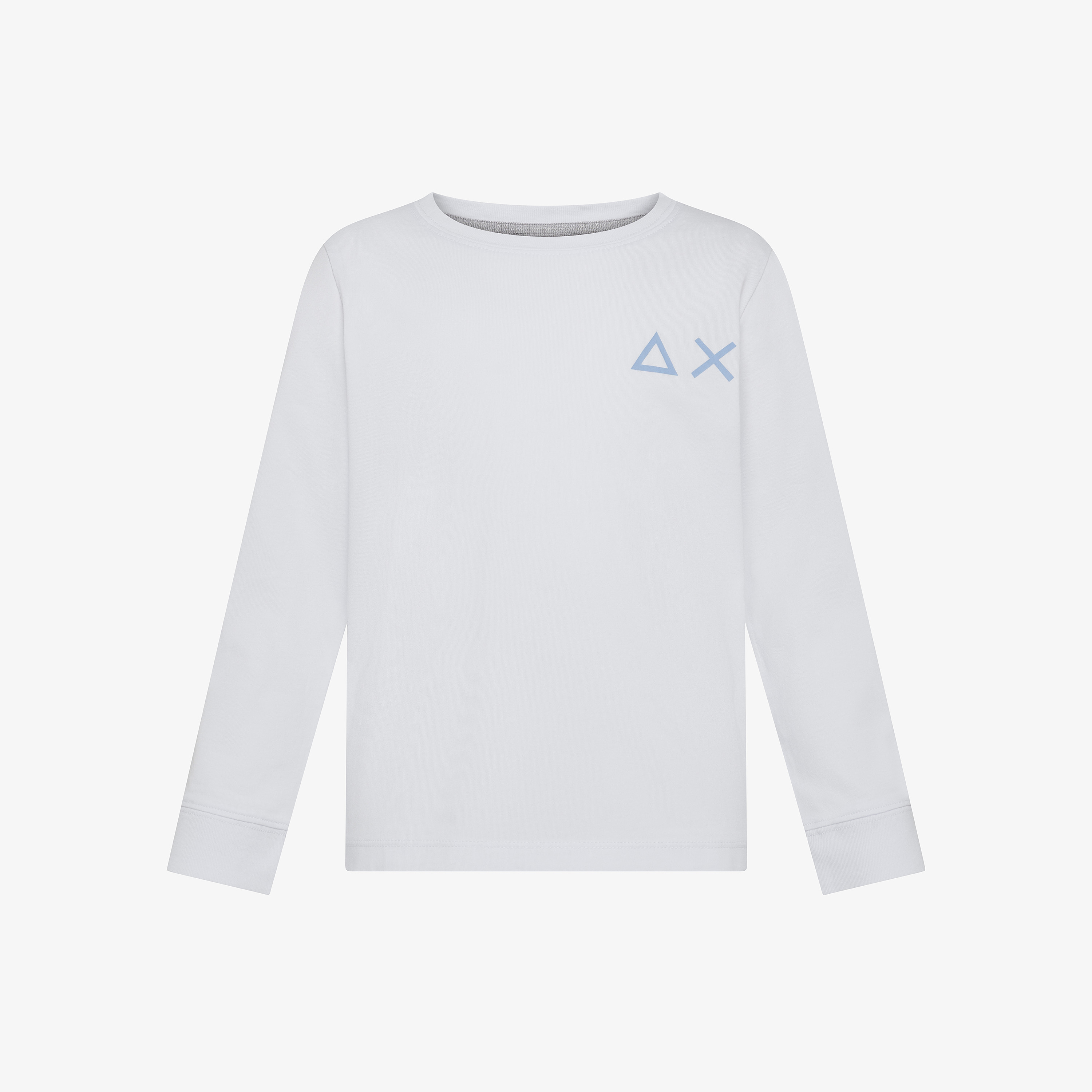 T-shirt in cotone con logo bianco