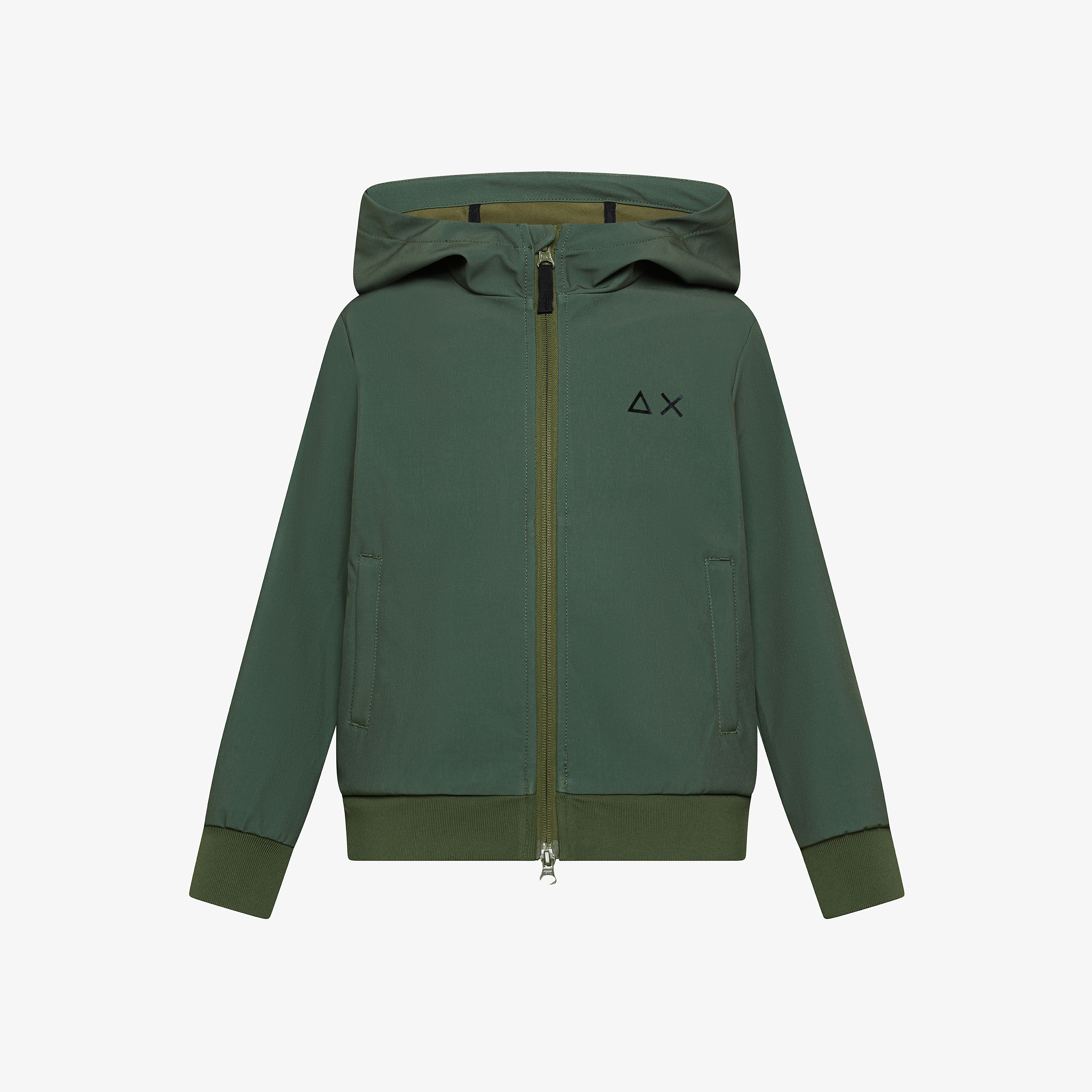 Boy's hood rain jacket