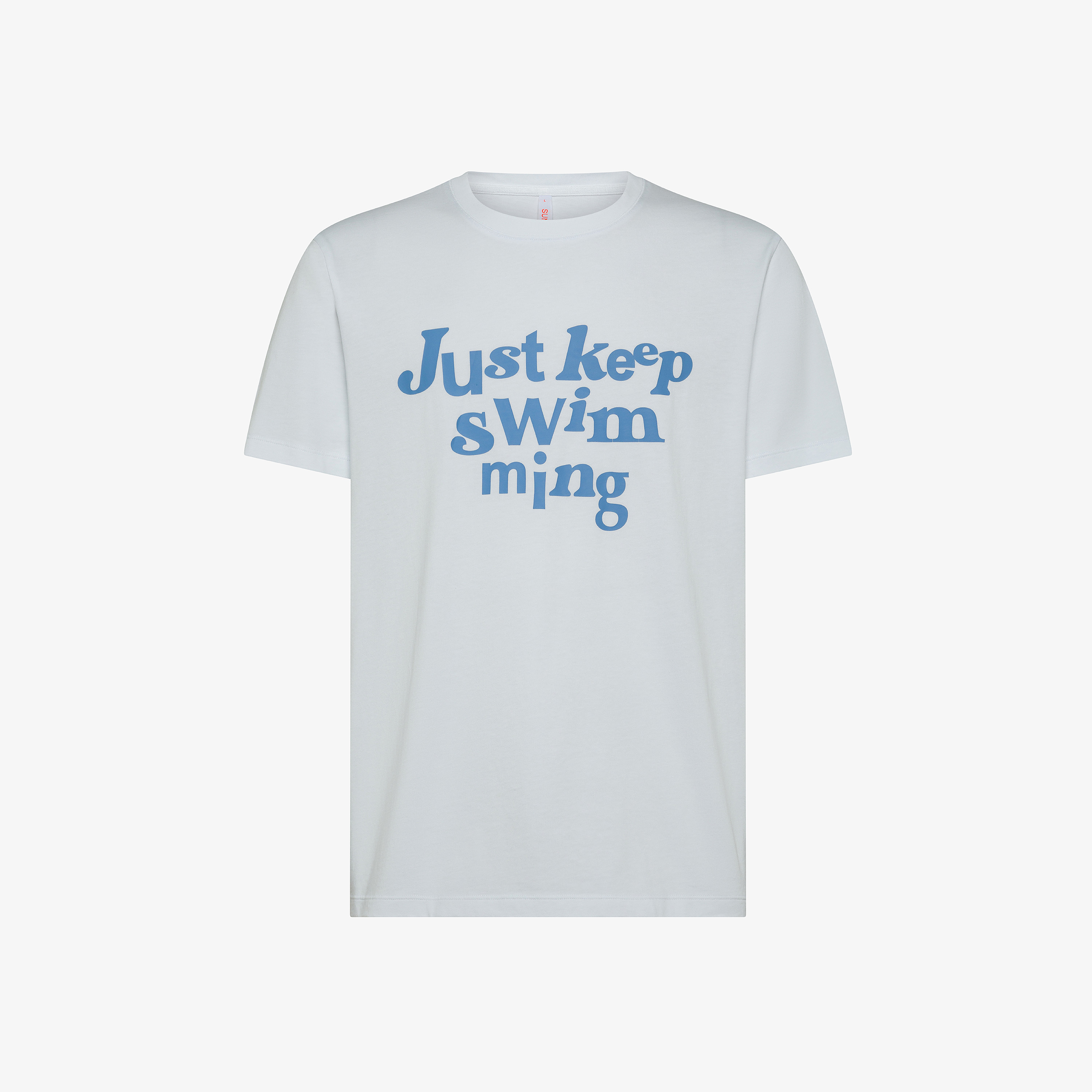 White T-shirt whit printed lettering