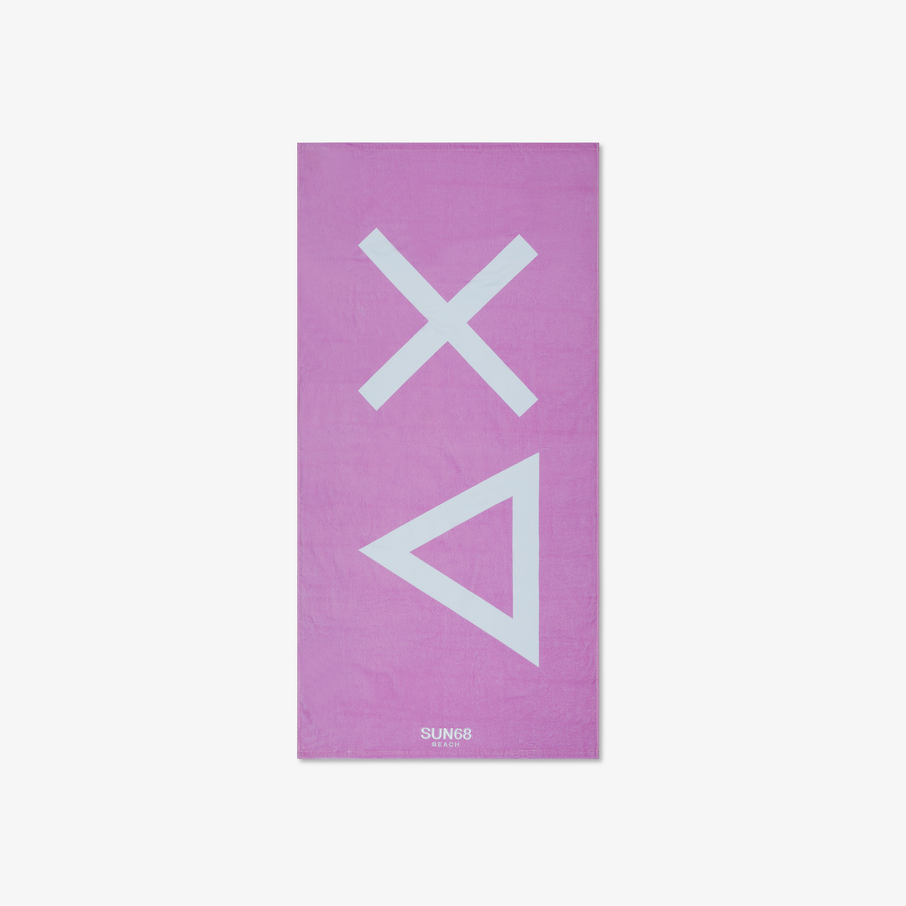 Geranium cotton beach towel