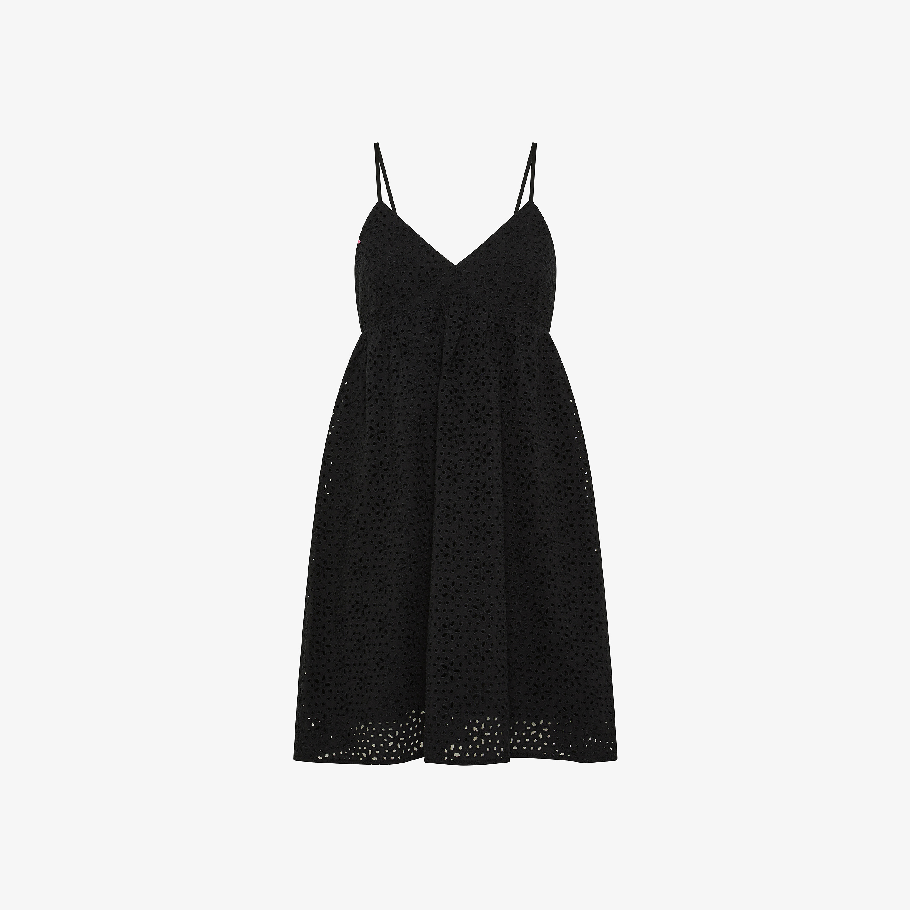 Abito in cotone Sangallo nero