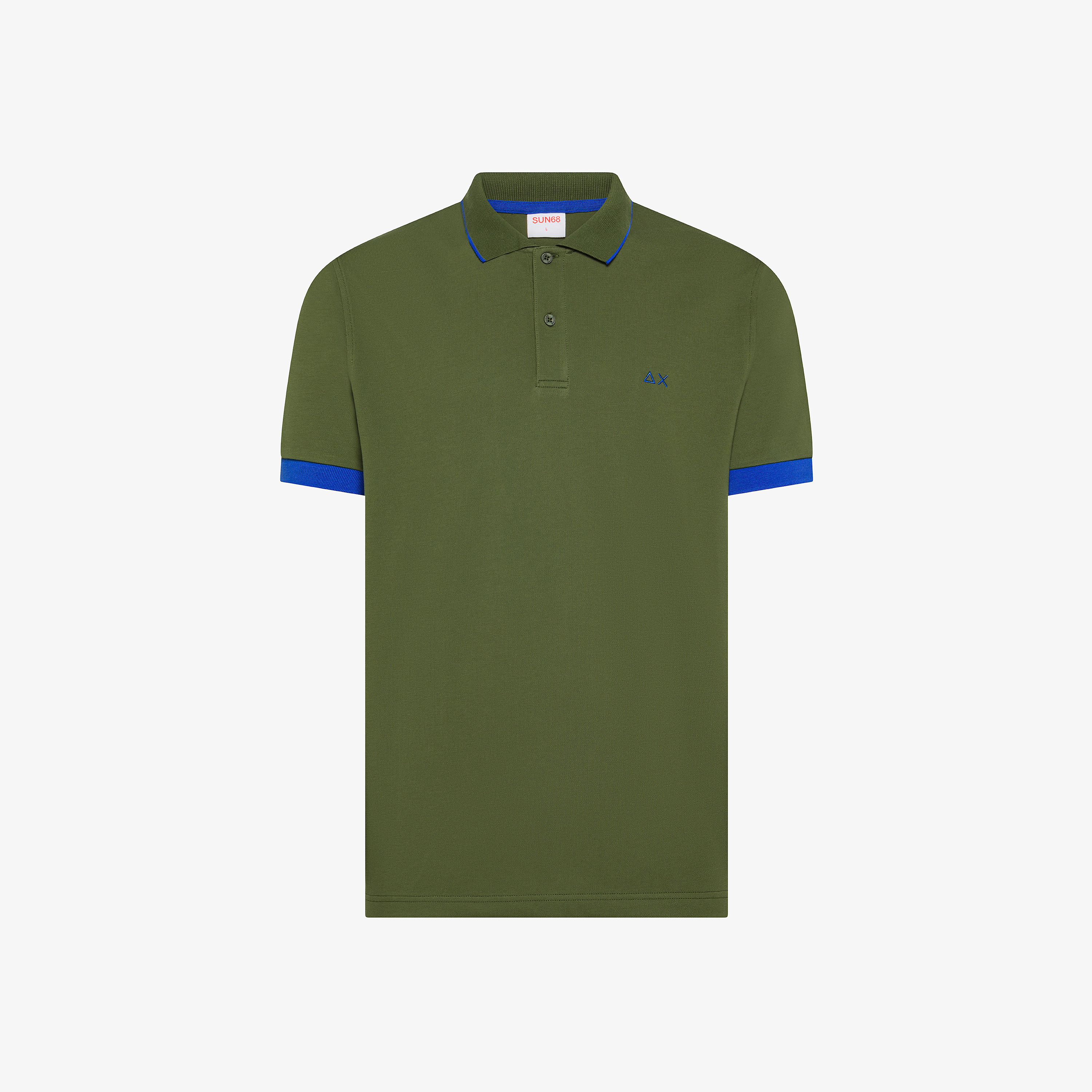 Polo small stripe fluo s/s