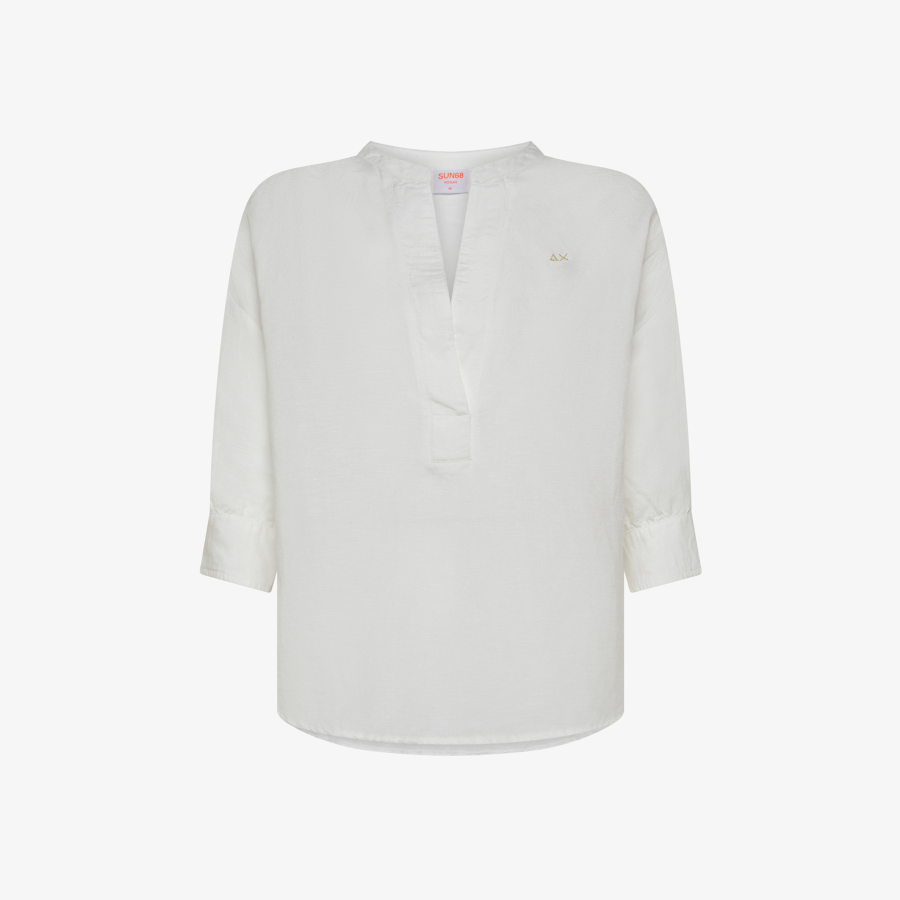 White linen blouse