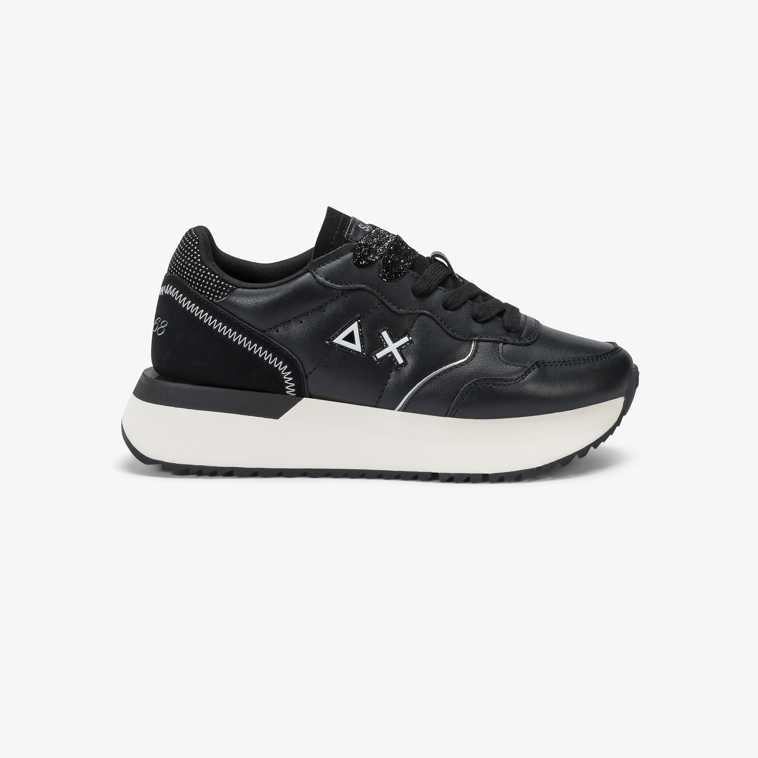 Sneaker Big Ally in similpelle e suede nero Sneaker Big Ally in similpelle e suede nero