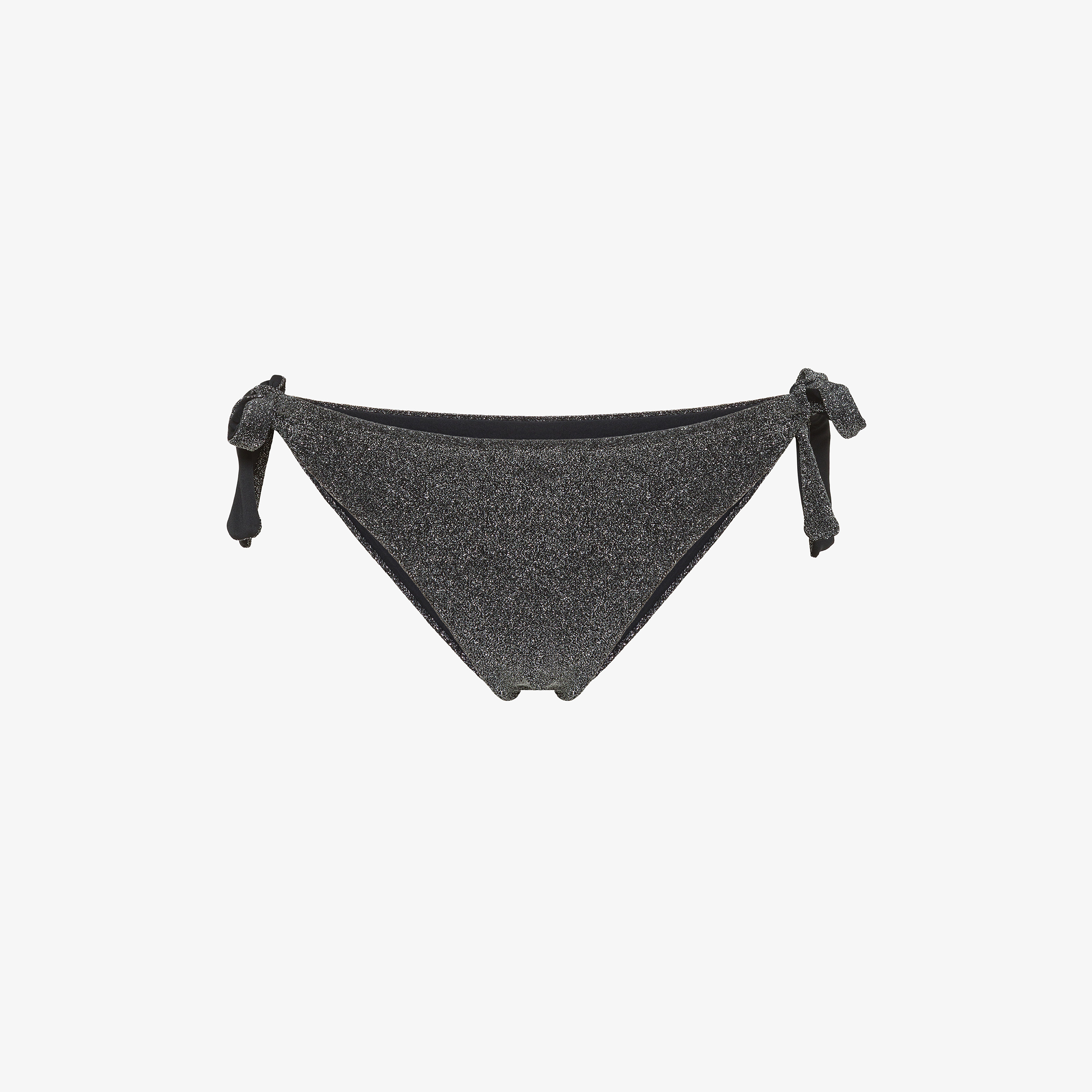 Black lurex bikini briefs