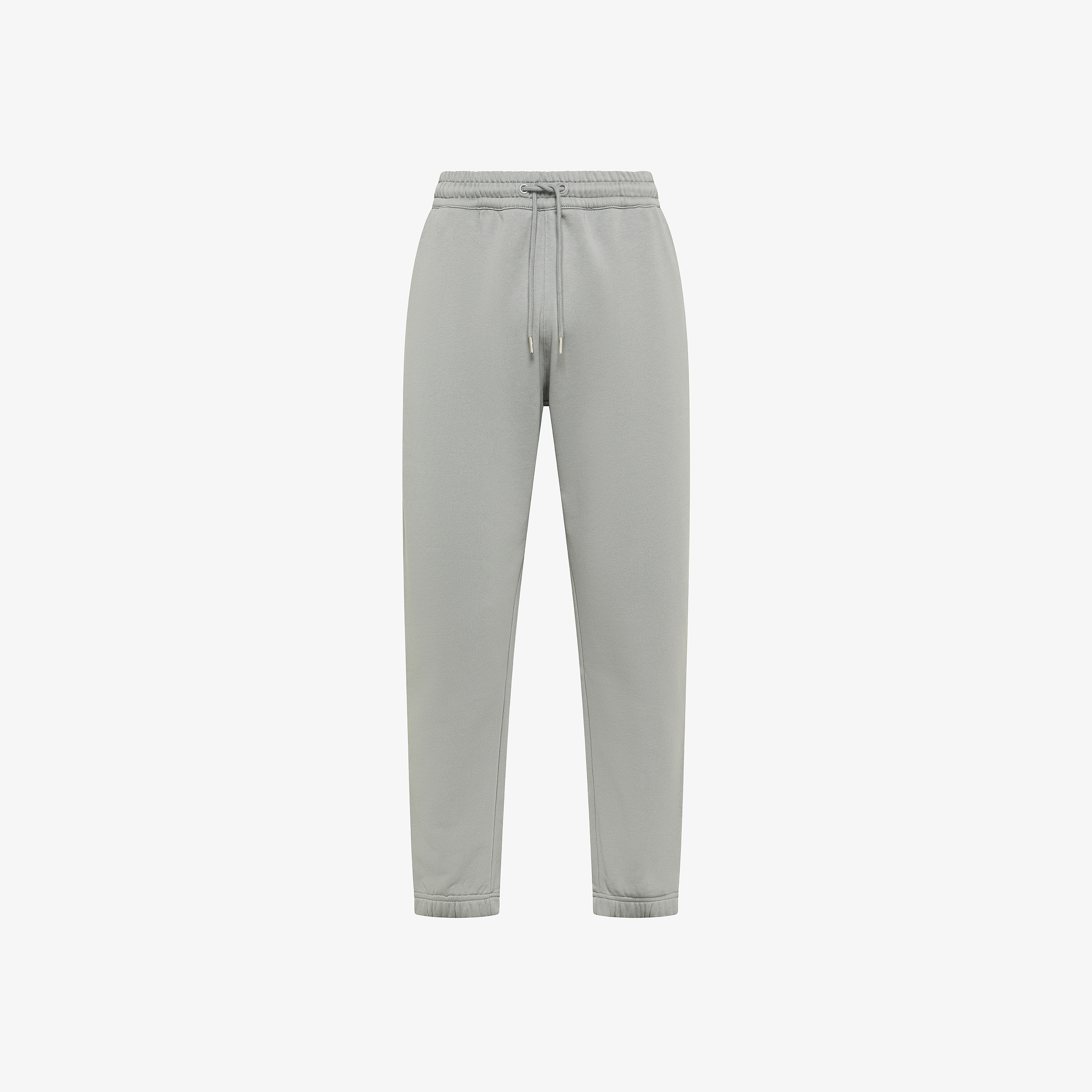 Pantaloni in felpa di misto cotone grigio medio