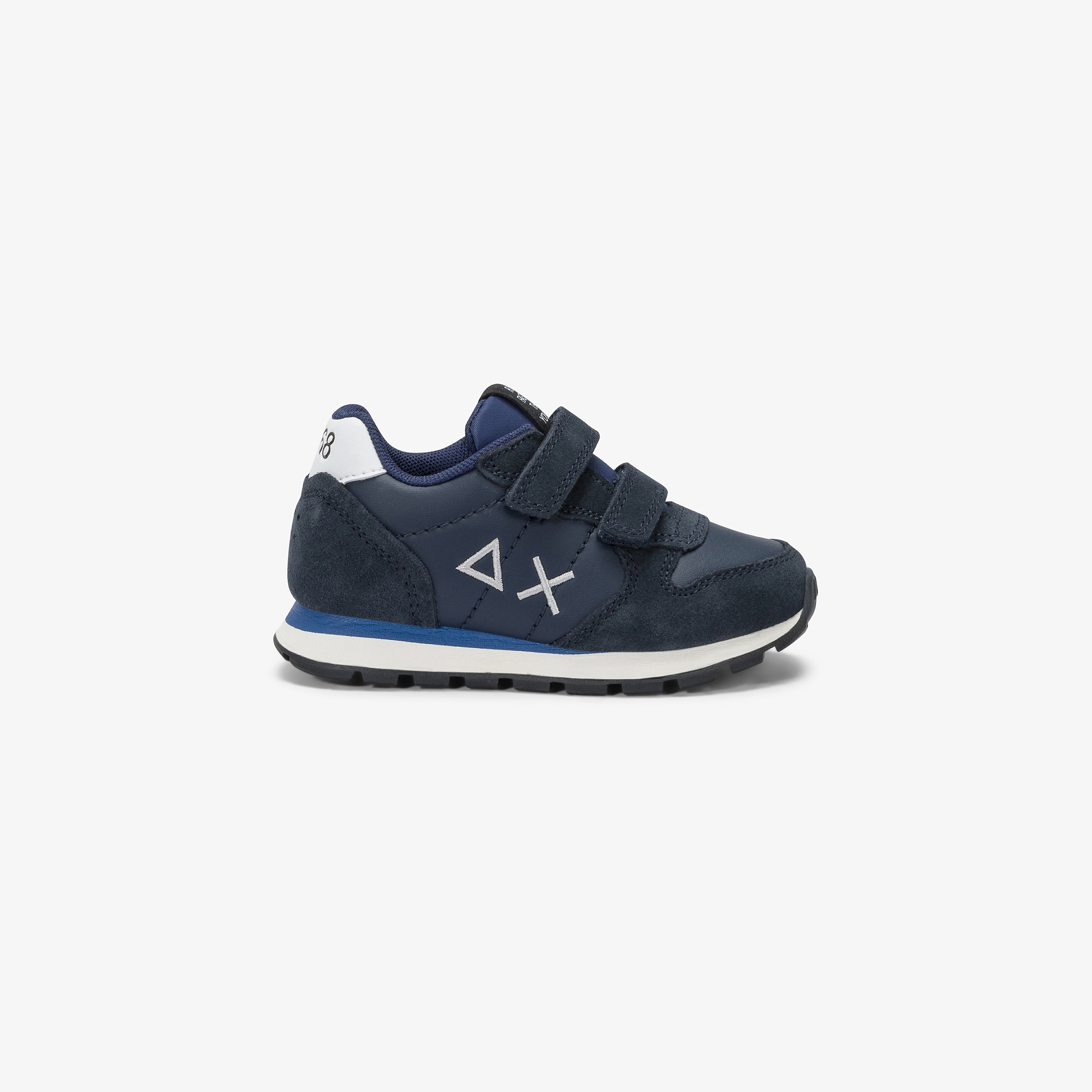 Sneaker Baby Boy's Tom Classic in suede e similpelle navy blue