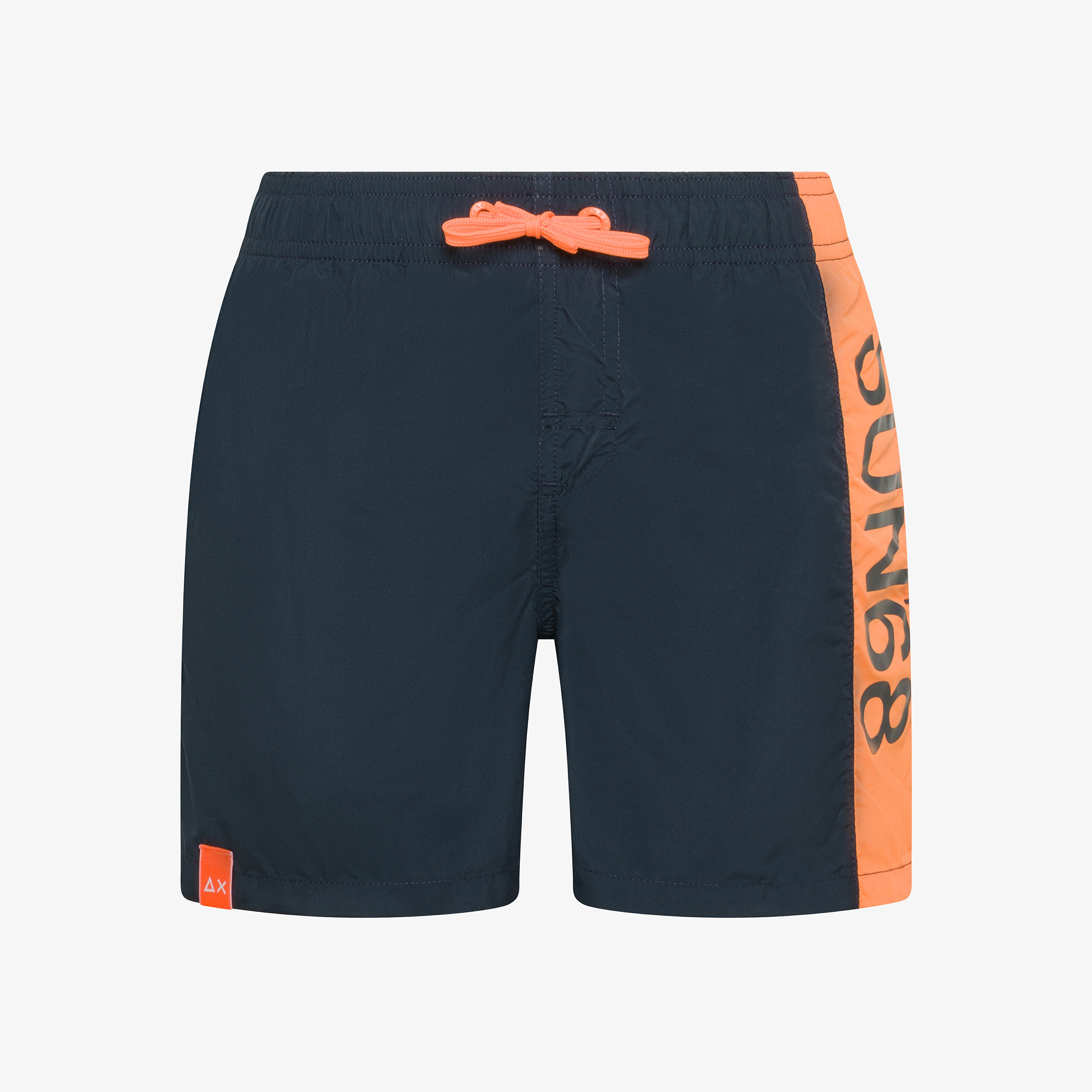 Boxer mare in nylon blu navy