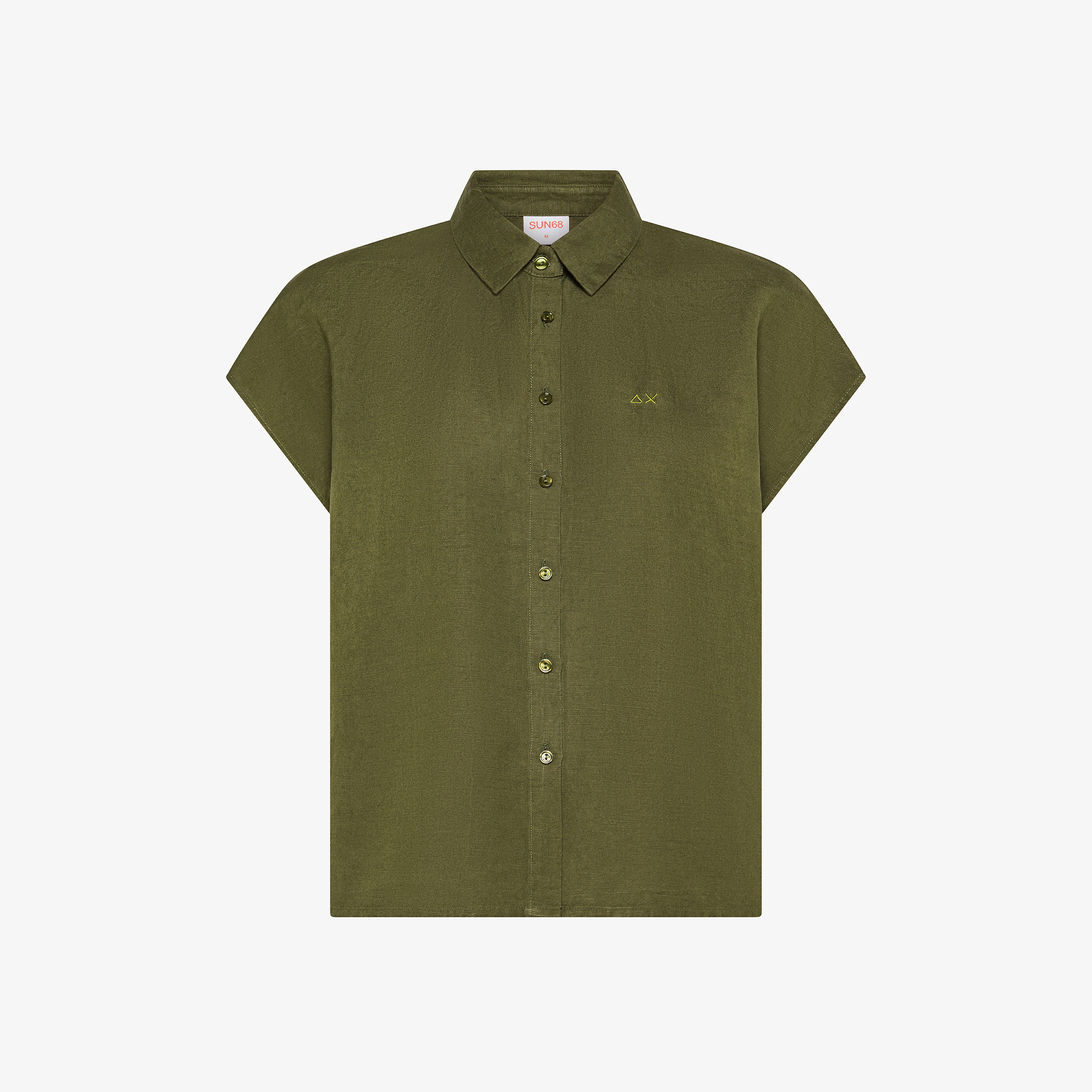 Shirt no sleeves linen