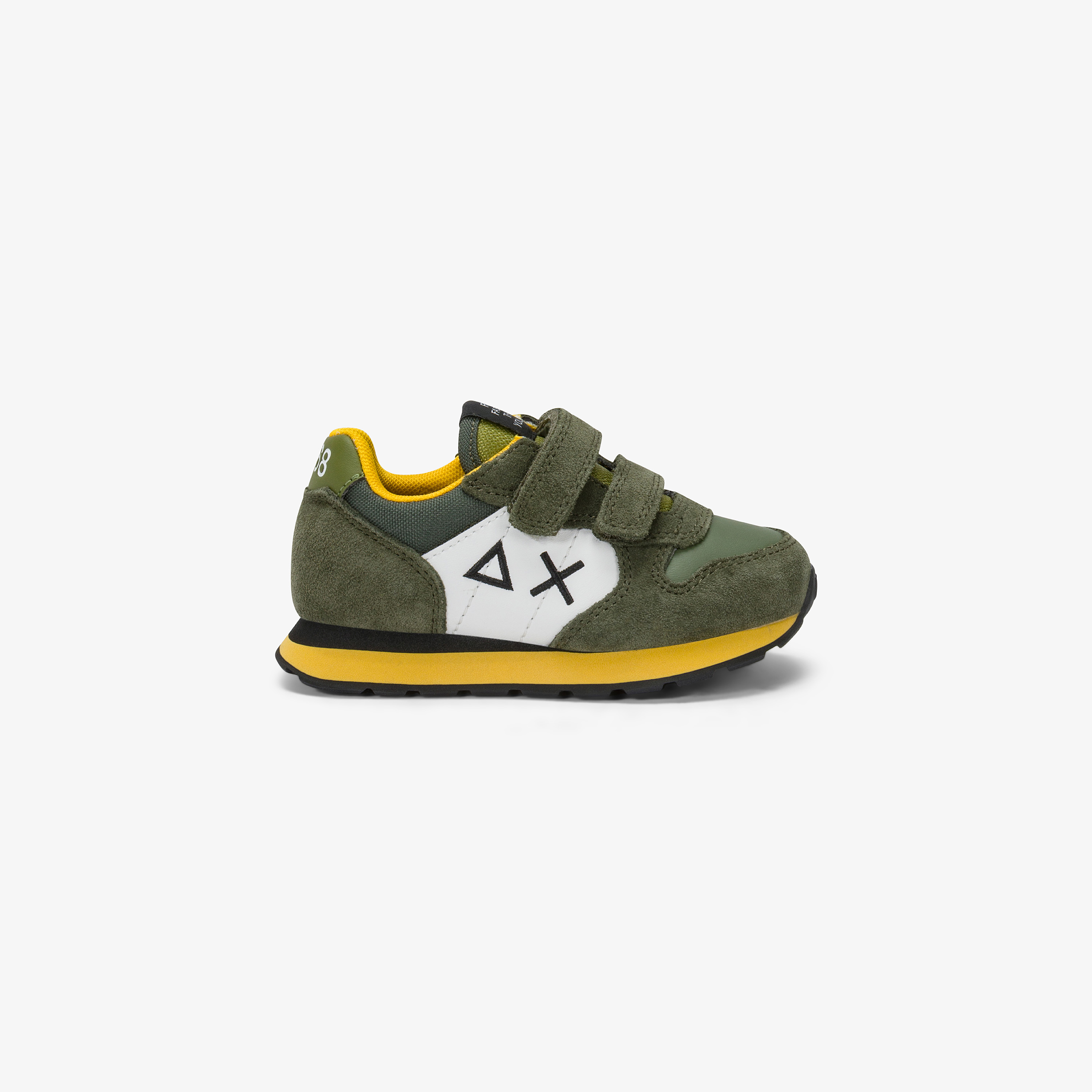 Sneaker Baby Boy's Tom Color con cinturini militare scuro