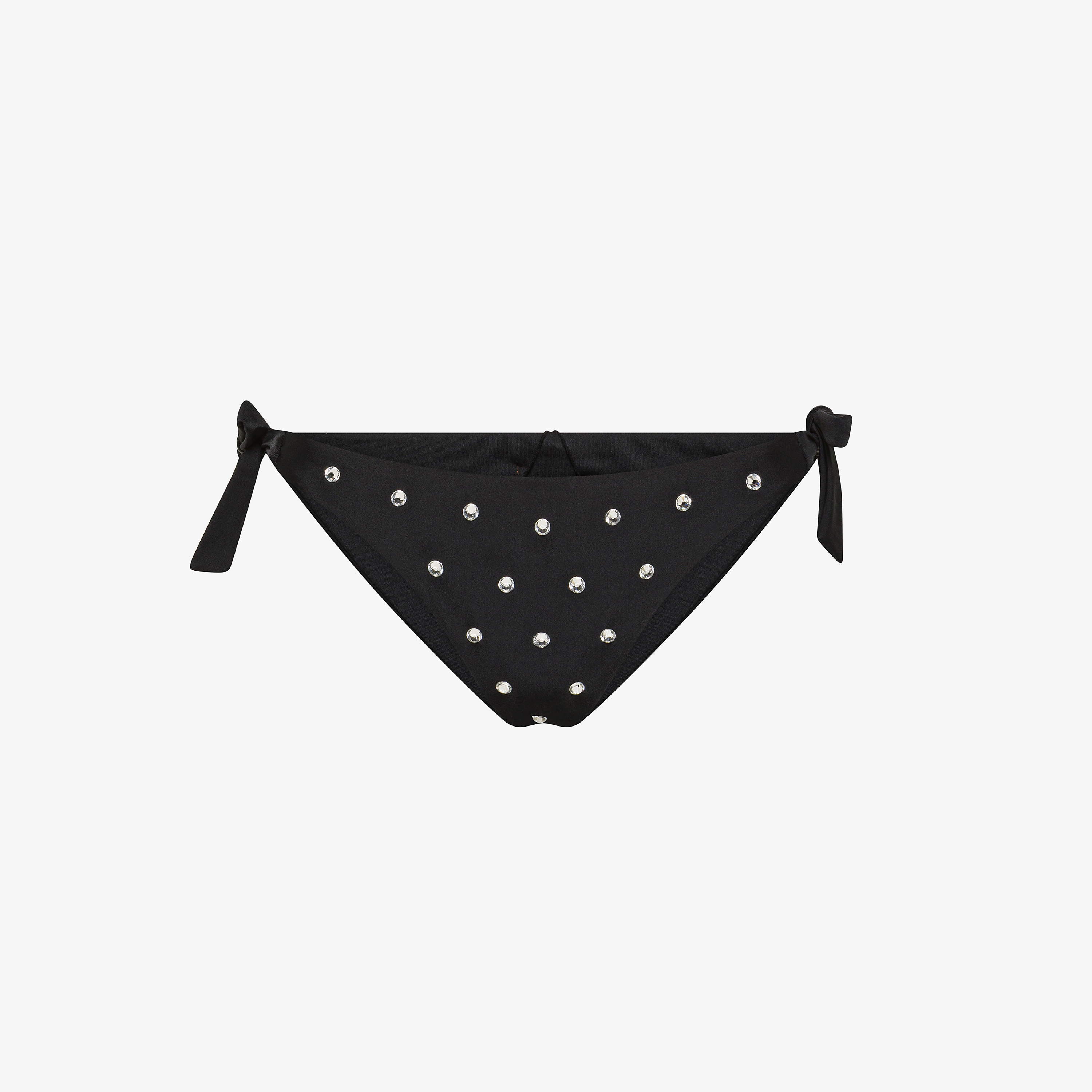 Slip mare con strass nero