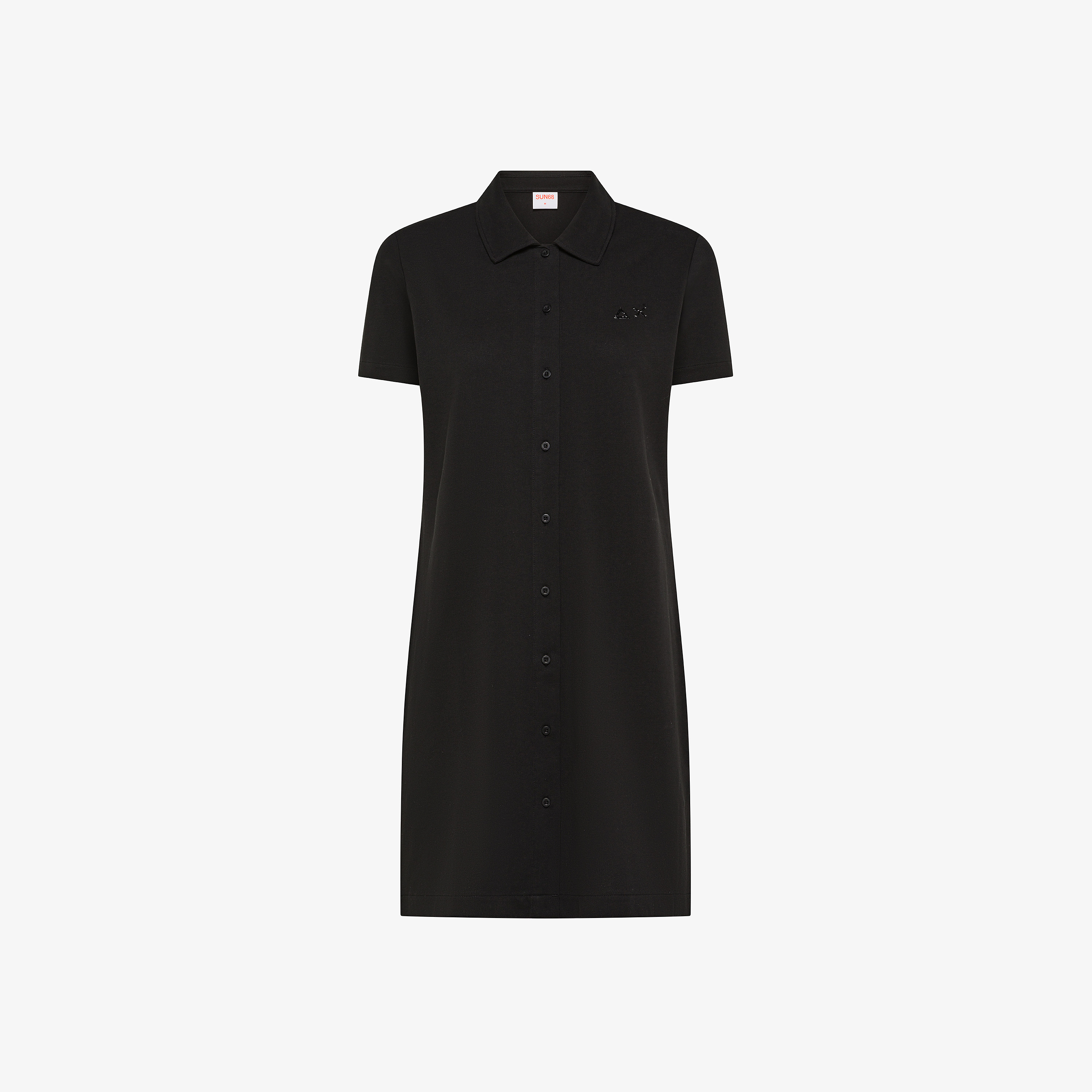 Polo dress solid s/s