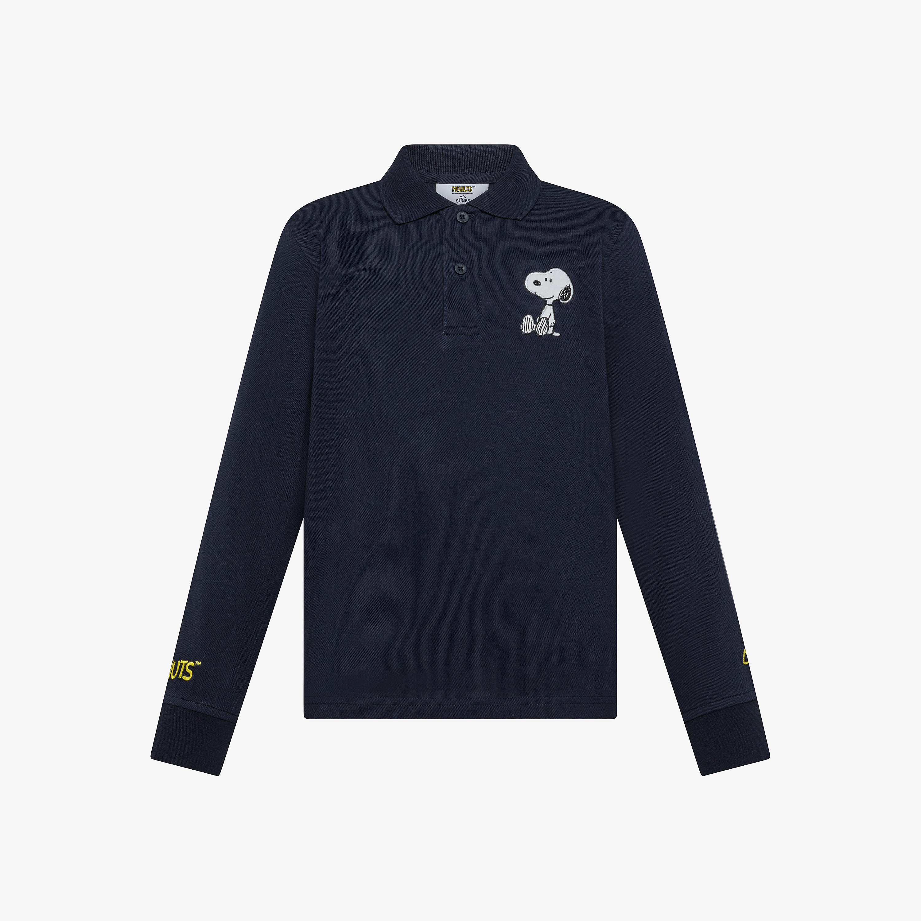 Polo Peanuts in piquet di cotone navy blue Polo Peanuts in piquet di cotone navy blue