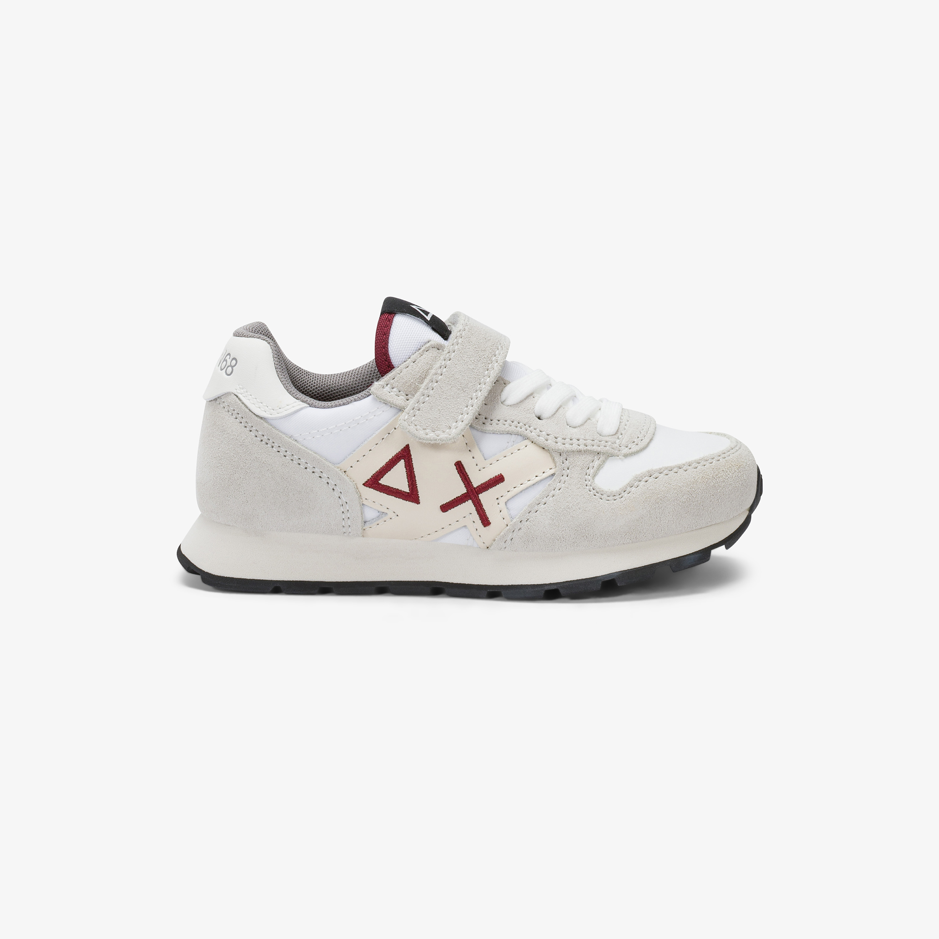 Sneaker Kid Boy's Jaki 2.0 Bicolor con cinturino e lacci bianco