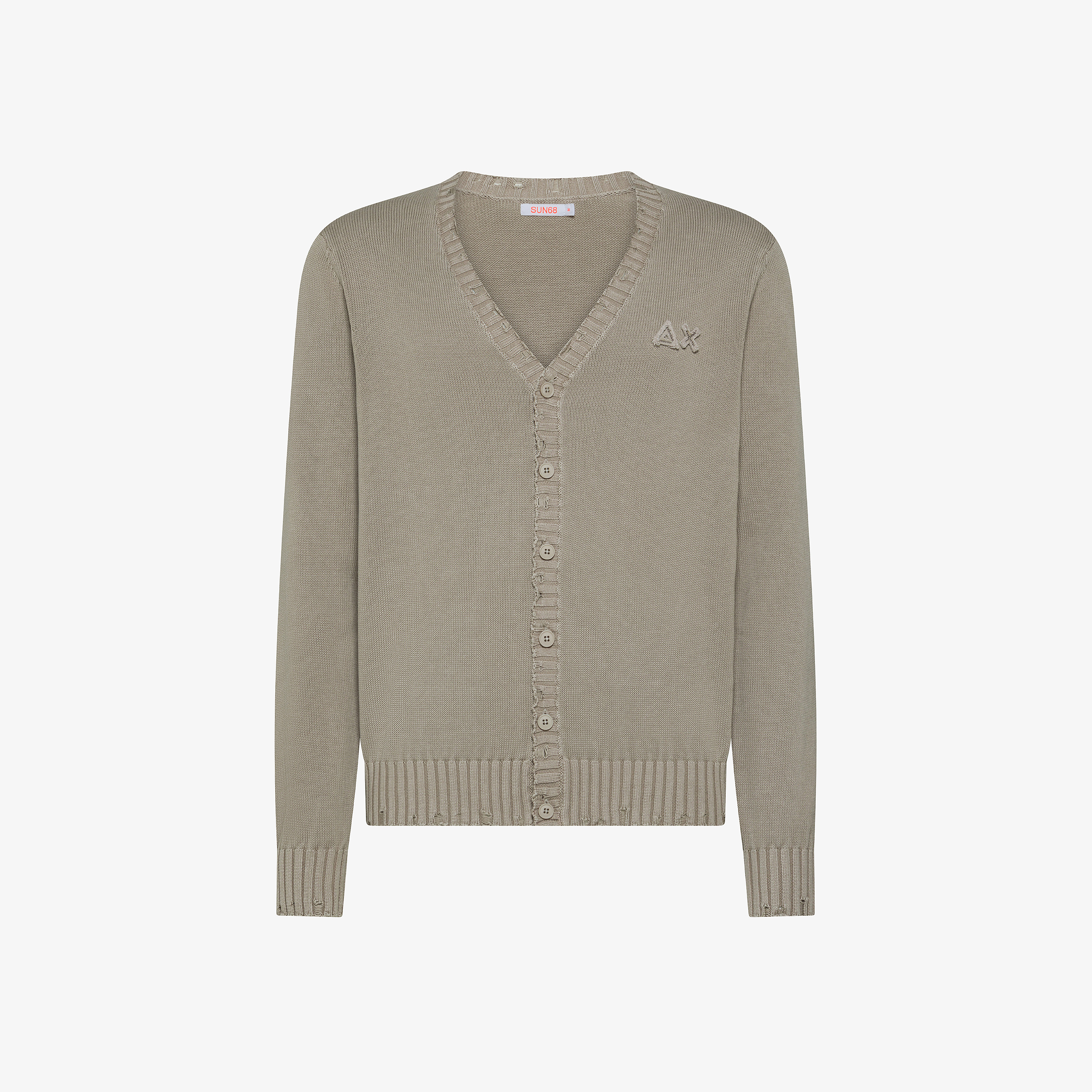 Stone cardigan vintage wash